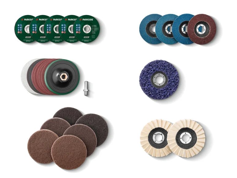 PARKSIDE® Accessoires pour meuleuses d'angle. 115 et 125 mm