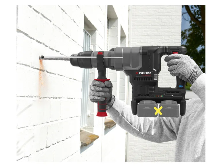 PARKSIDE PERFORMANCE® Marteau combiné sans fil 10J 40V