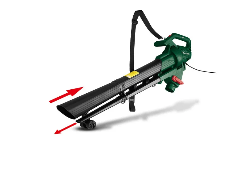 PARKSIDE® Aspirateur ou souffleur de feuilles électrique 3en1 PLS 2600 B2. 2600 W. 3 en 1