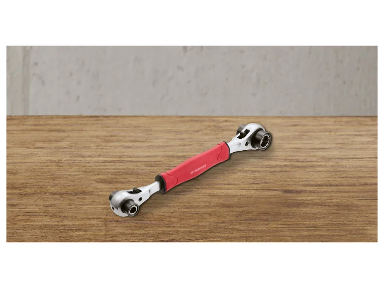 PARKSIDE® Clé multi-cliquet ou cliquet 8 en 1. poignée bi-matière