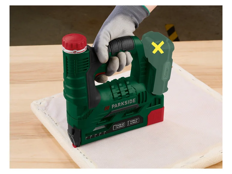 PARKSIDE® Agrafeuse sans fil PAT 20-Li A1. sans batterie ni chargeur. 20V