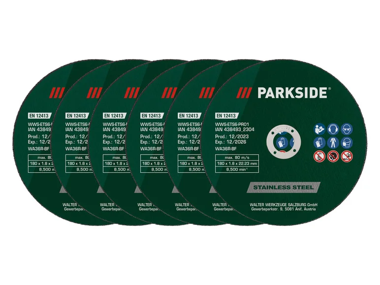 PARKSIDE® Set de disques à tronçonner Ø 180 mm