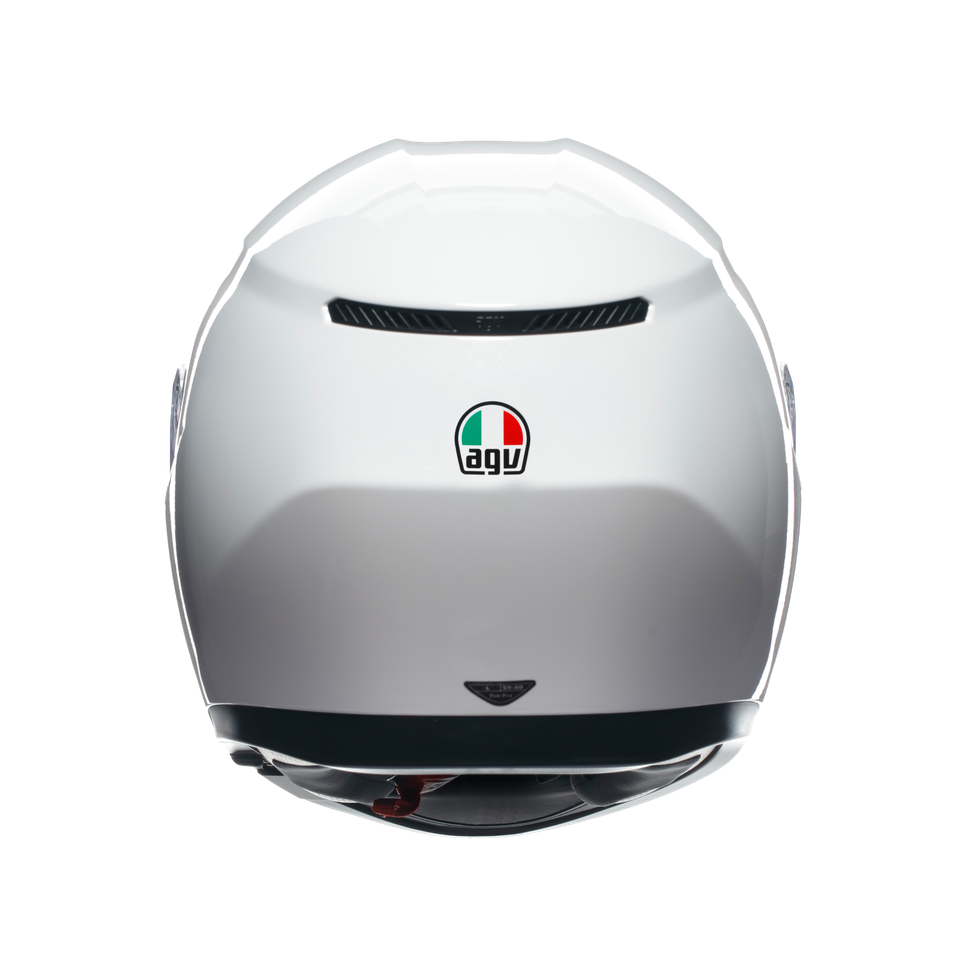 K3 MONO SETA WHITE - MOTORBIKE FULL FACE HELMET E2206