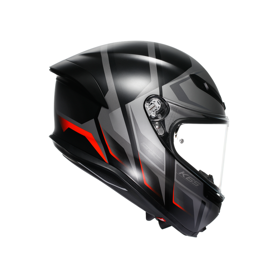 K6 S E2206 - KARVE MATT BLACK/GREY/RED