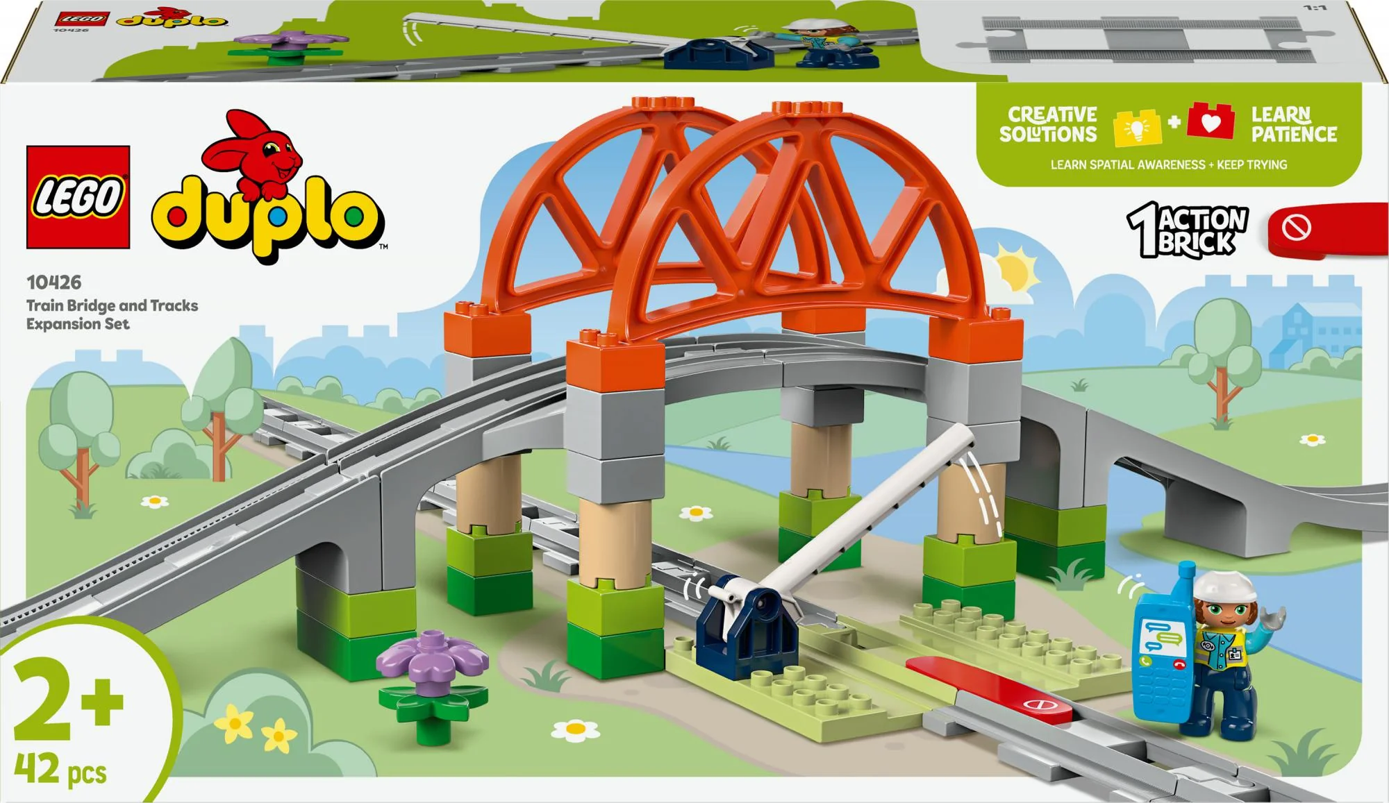 LEGO 10426 LEGO DUPLO Railway Bridge and Tracks - Expansion Set