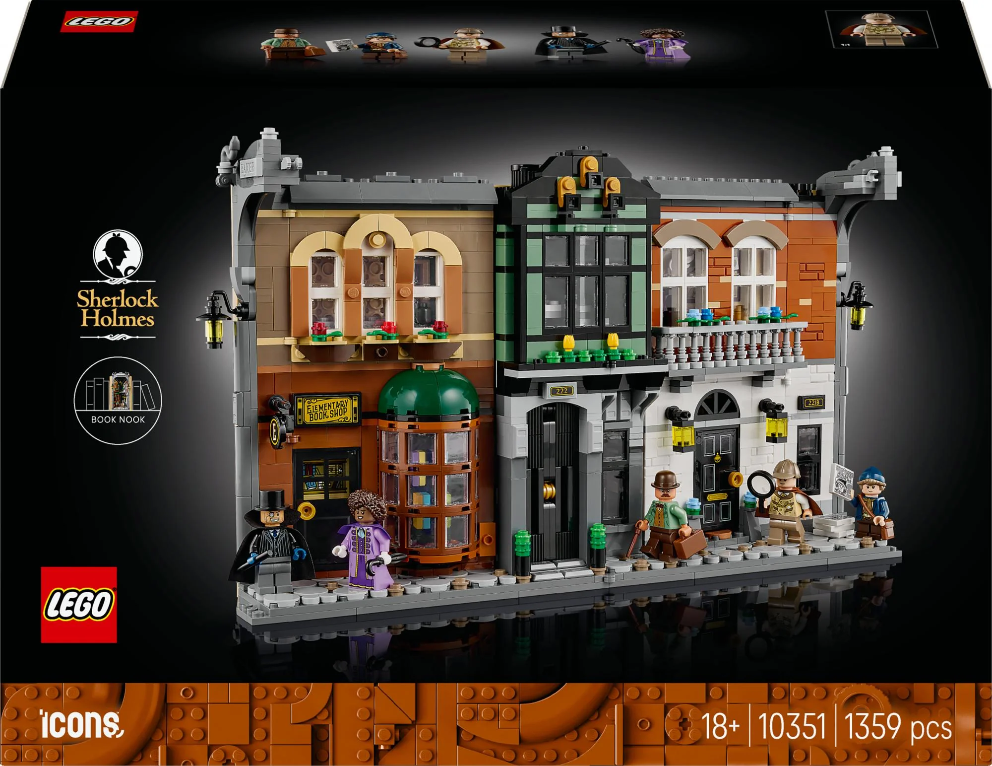 LEGO Icons – Sherlock Holmes: Book Nook