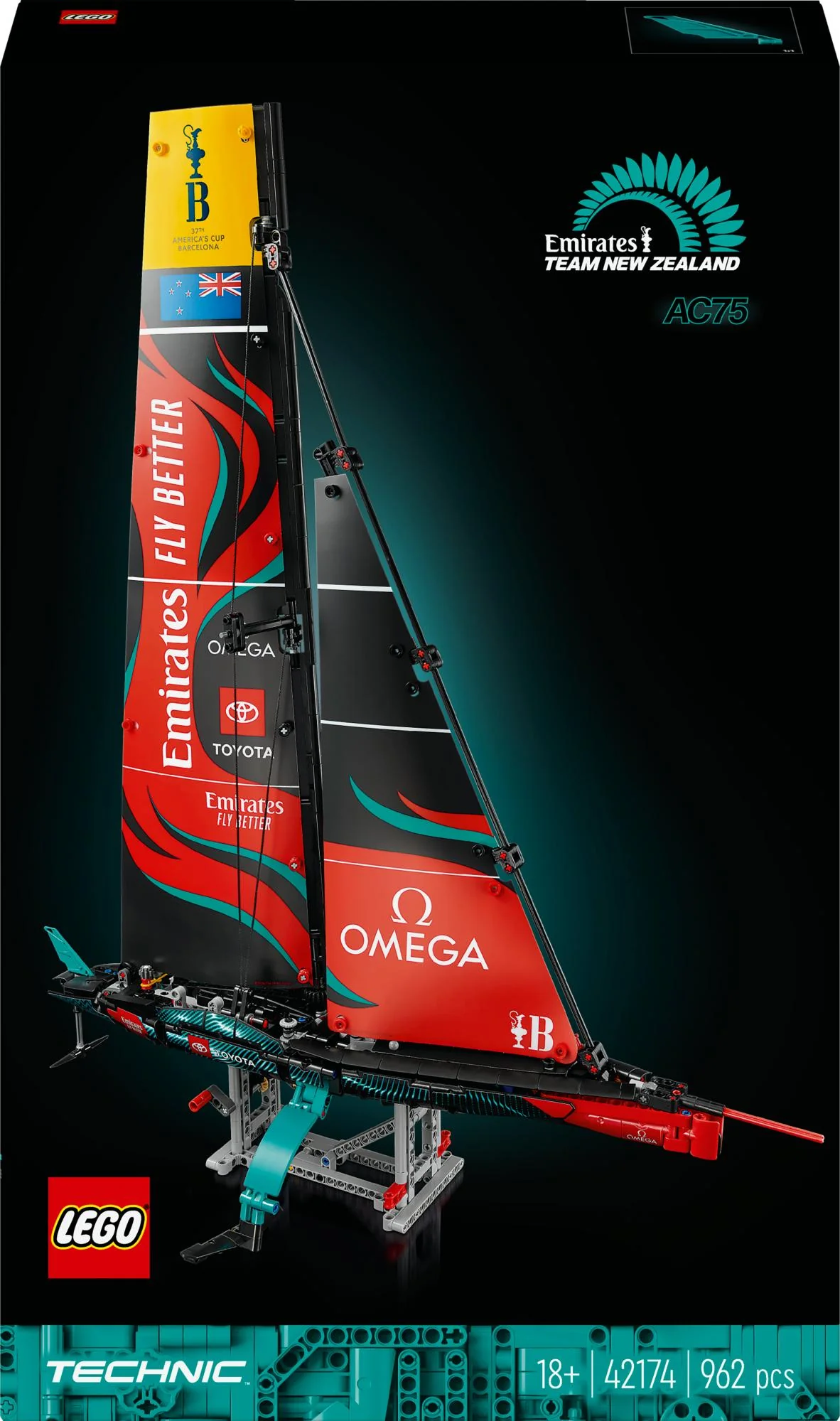 LEGO 42174 Technic Emirates Team New Zealand AC75 Racing Yacht