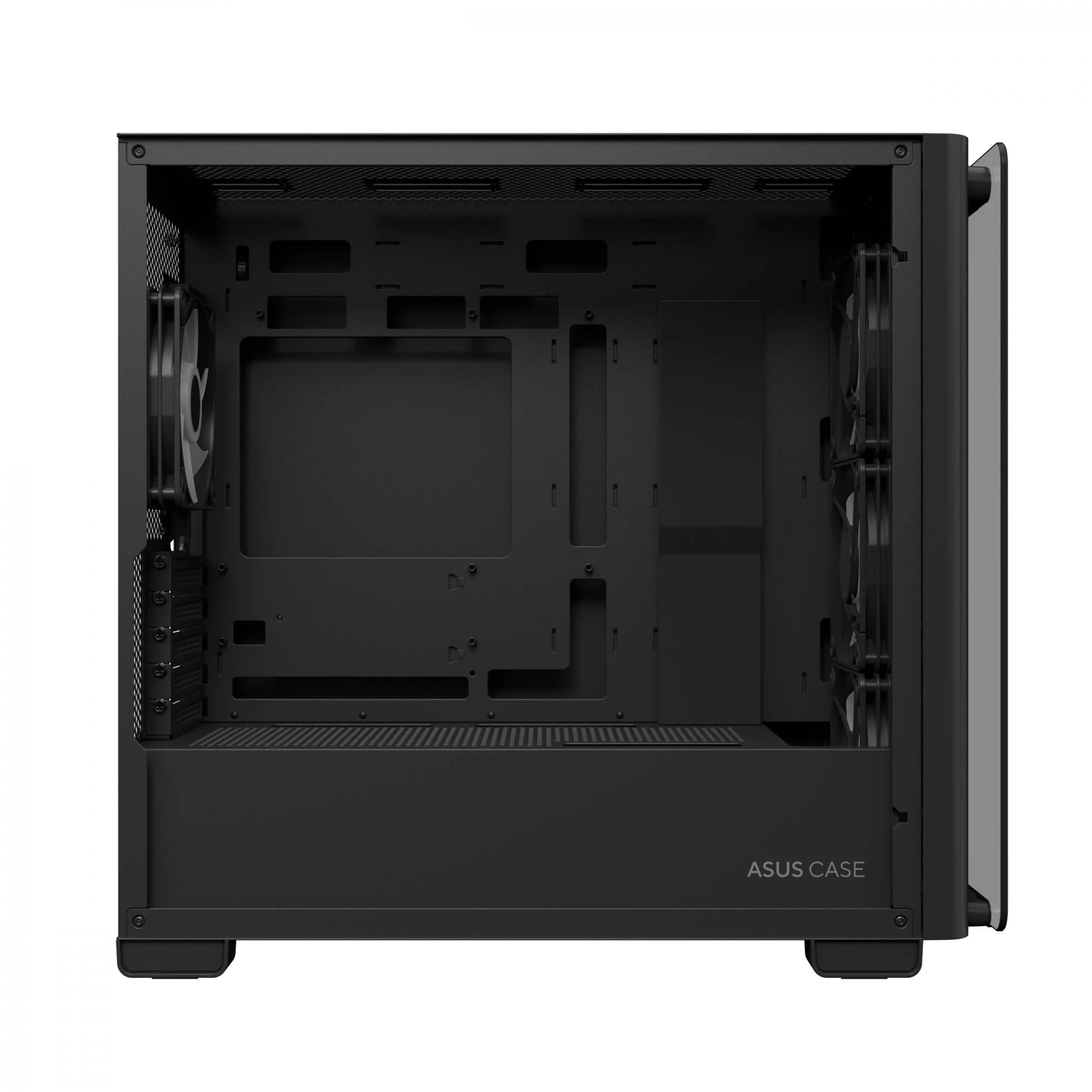 ASUS A23 PLUS Tempered Glass ARGB mATX Case - Black