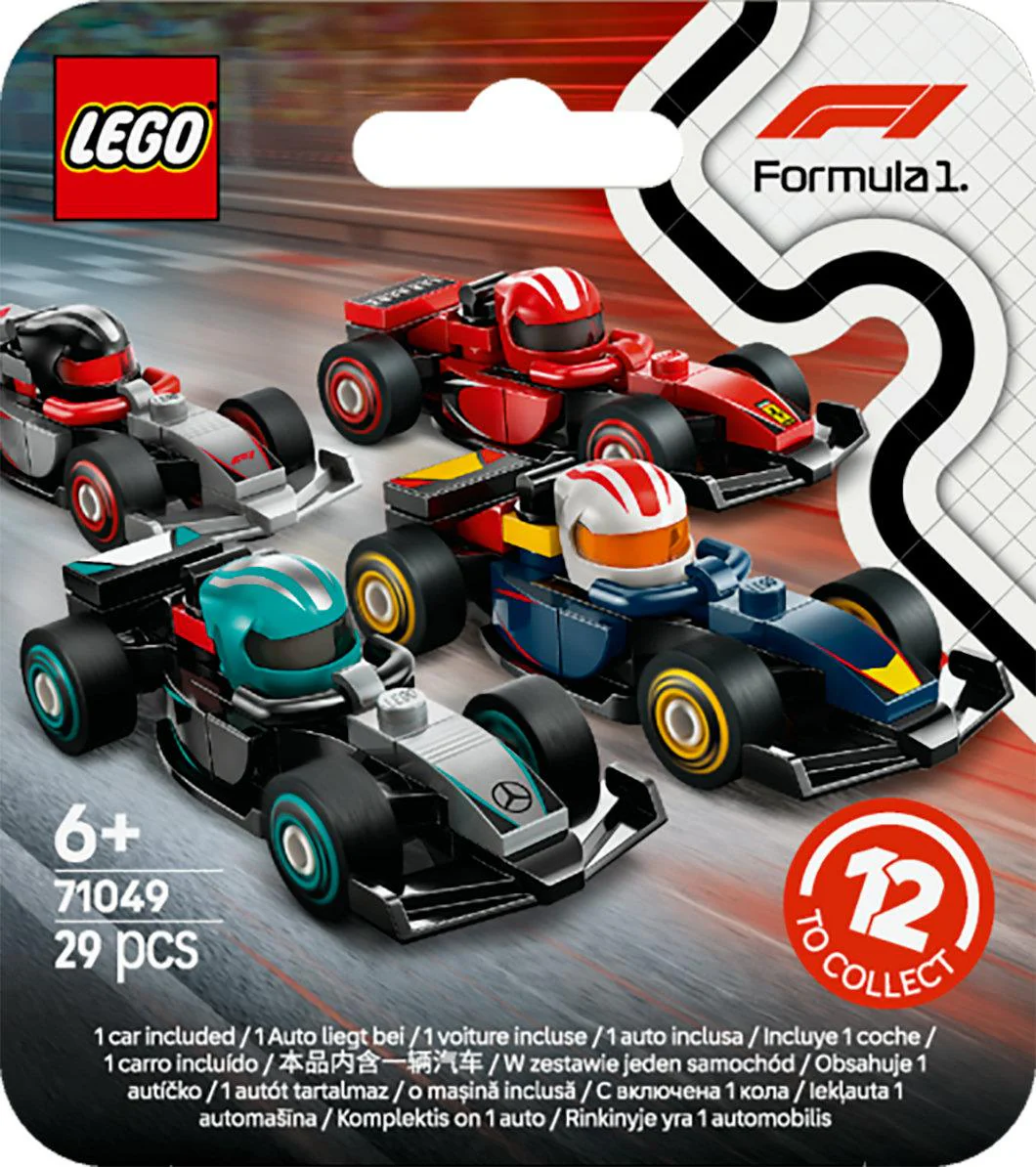 LEGO 71049 Minifigures F1 Racing Car Collectible (Assorteret)
