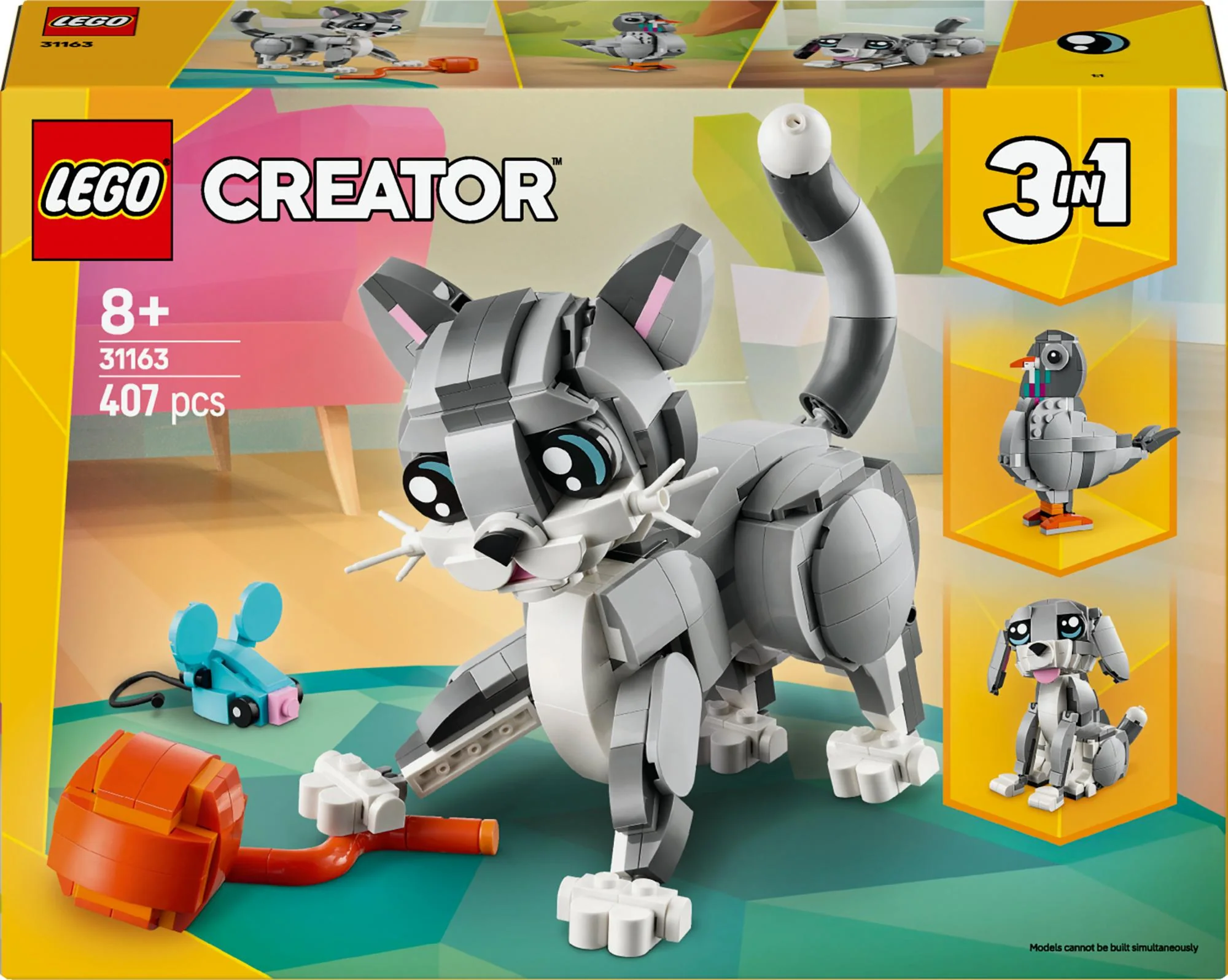 LEGO 31163 Creator 3-in-1 grey Cat