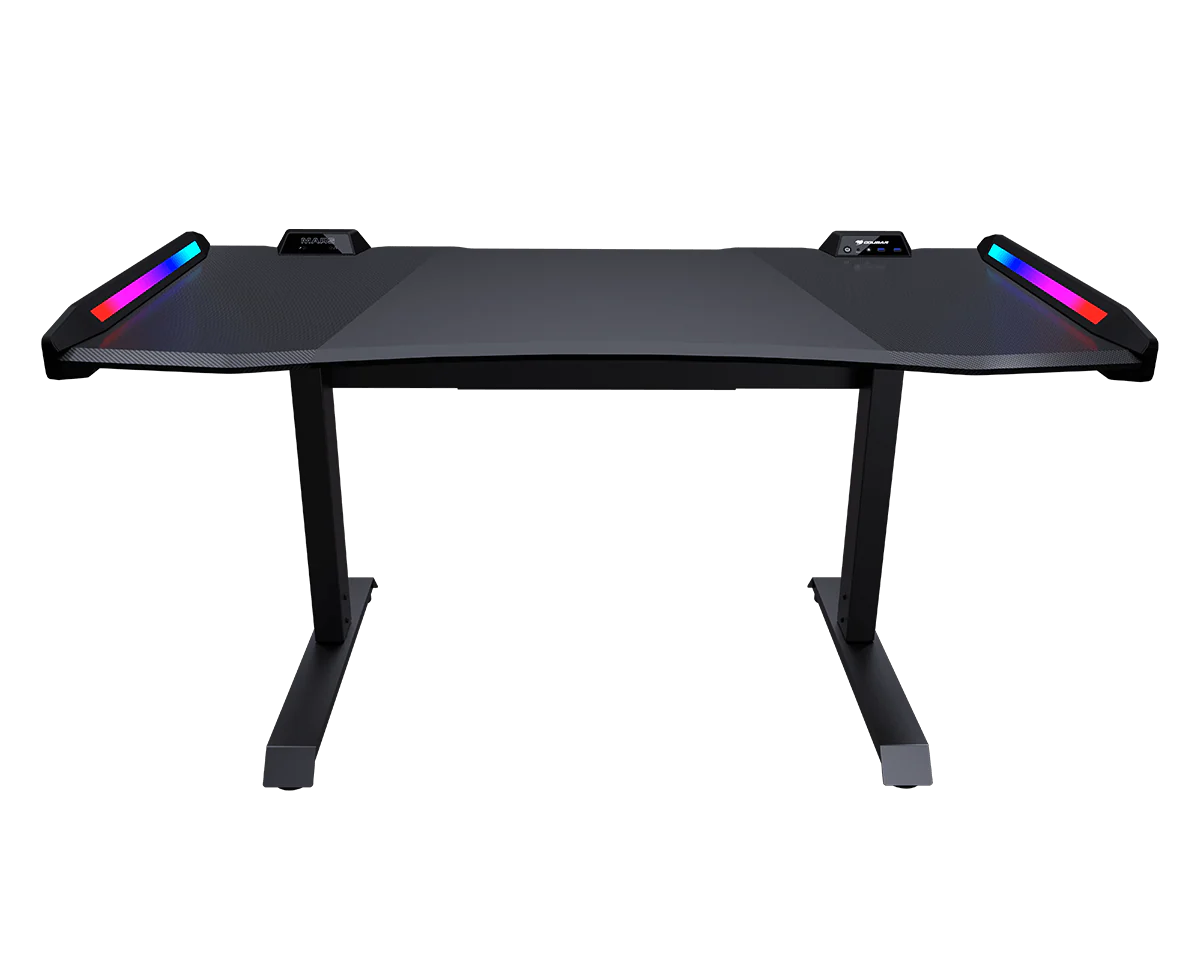 Cougar Gaming-Tisch Mars. Led-Licht schwarz