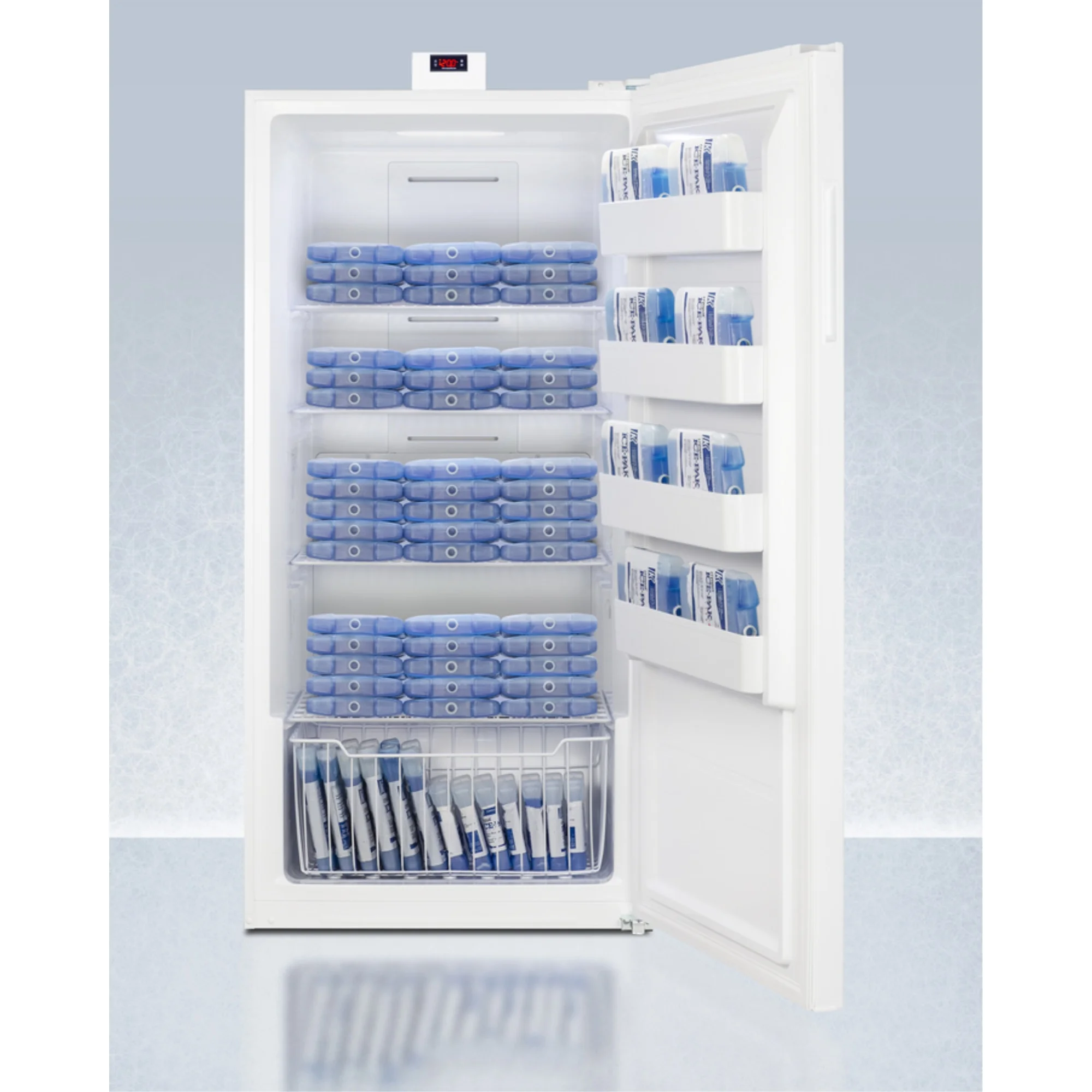 Upright 22 cu.ft. all-freezer in white