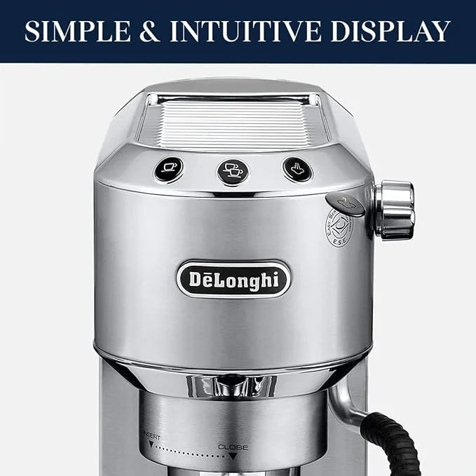 De'Longhi Dedica Arte 15-Bar, 2-Cup Metal Espresso Machine