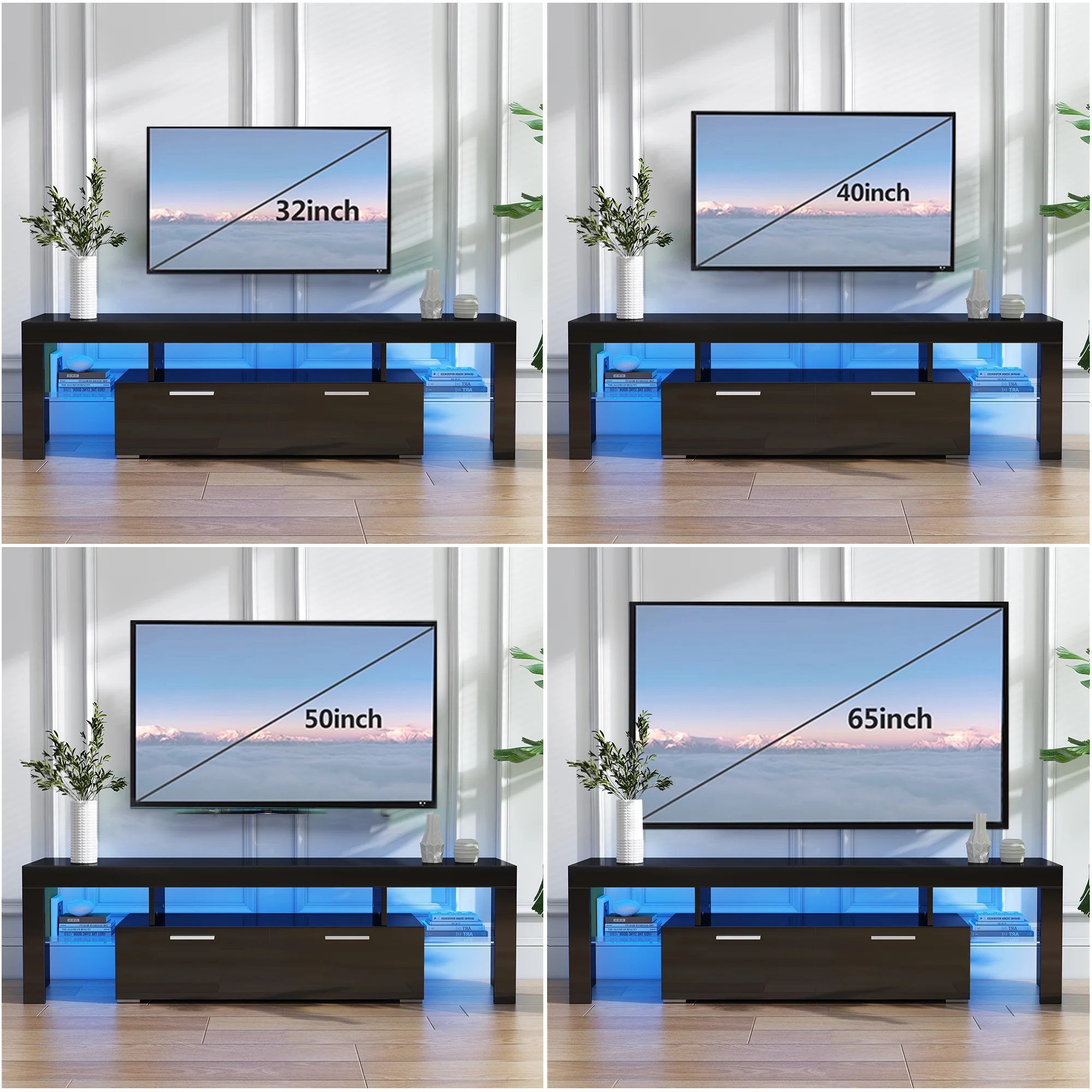 UHOMEPRO TV Stand for TV up to 70