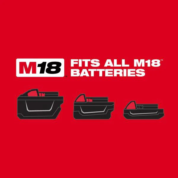M18 18V Lithium-Ion Brushless Cordless 1/2 in. Compact Drill/Driver Kit with (2) 2.0 Ah Batteries, Charger and Case