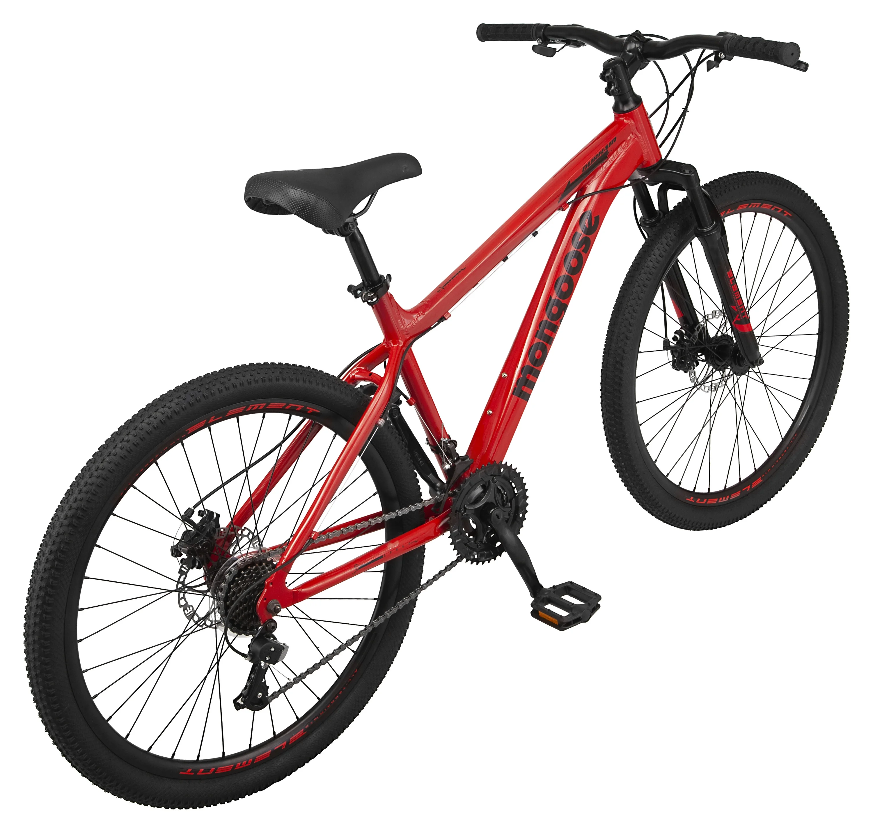 26-in. Durham Unisex Mountain Bike, Red and Black, 21 Speeds