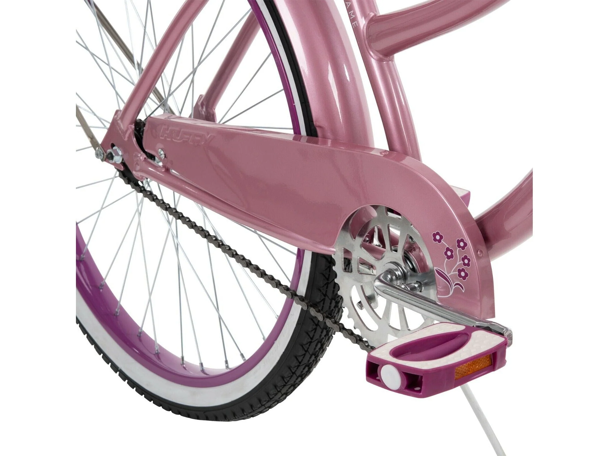 Huffy 26630 26 in. Good Vibrations Womens Cruiser Bike, Pink - One Size