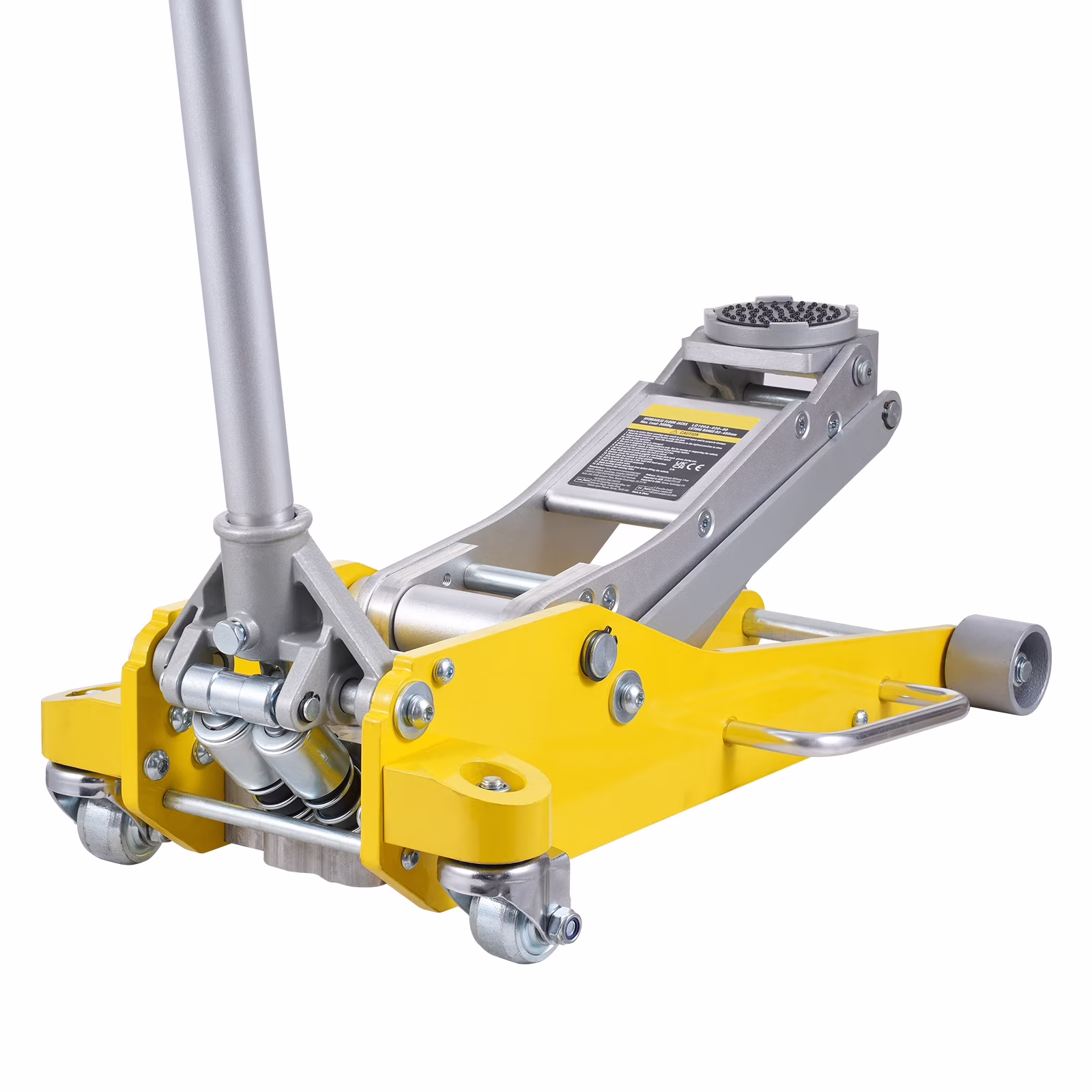 KFFKFF Low Profile Floor Jack, 3 Ton Capacity, Dual Piston Fast Lift, Hydraulic Auto Jack, 3.7