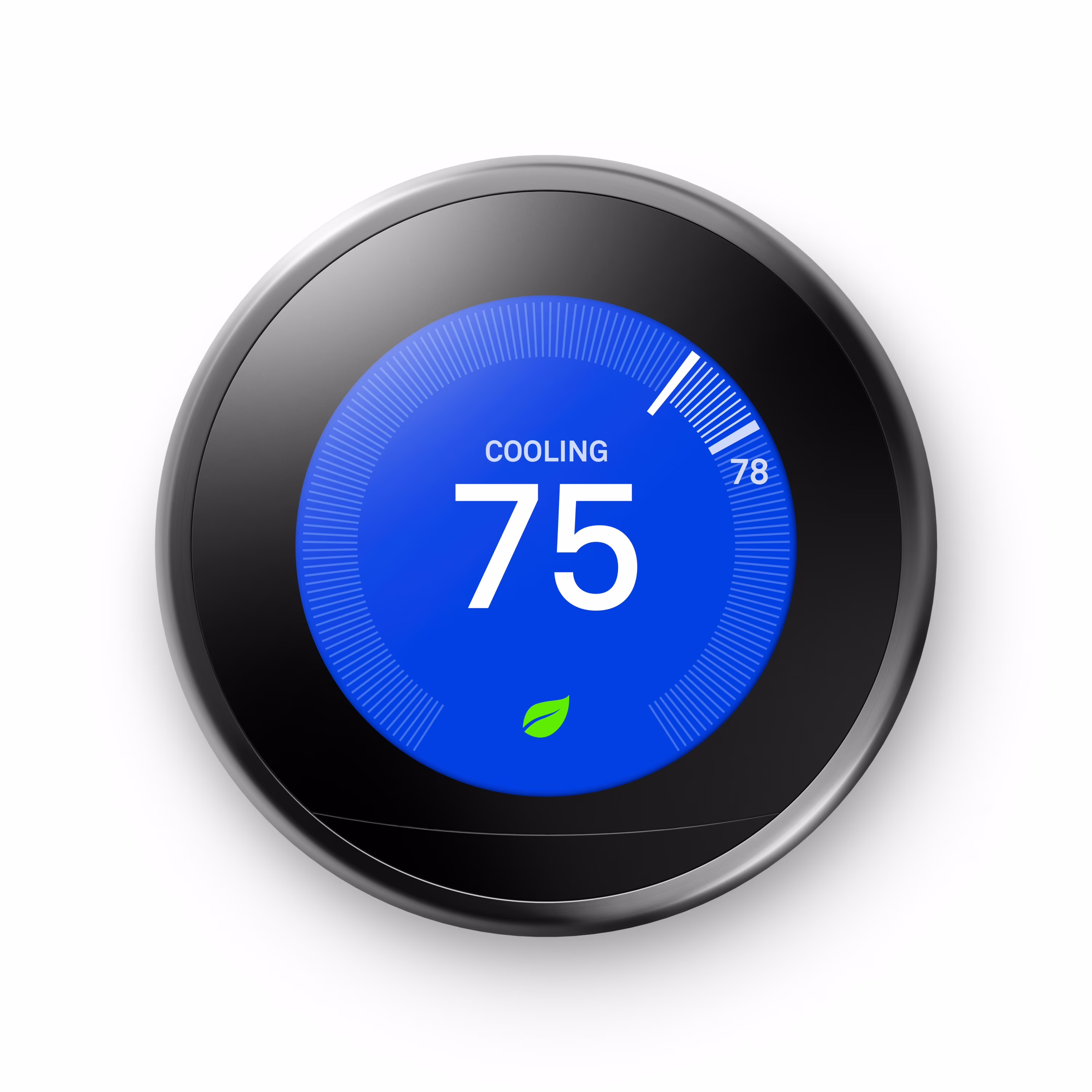 Nest Smart Learning Thermostat - 3rd Generation - Stainless Steel