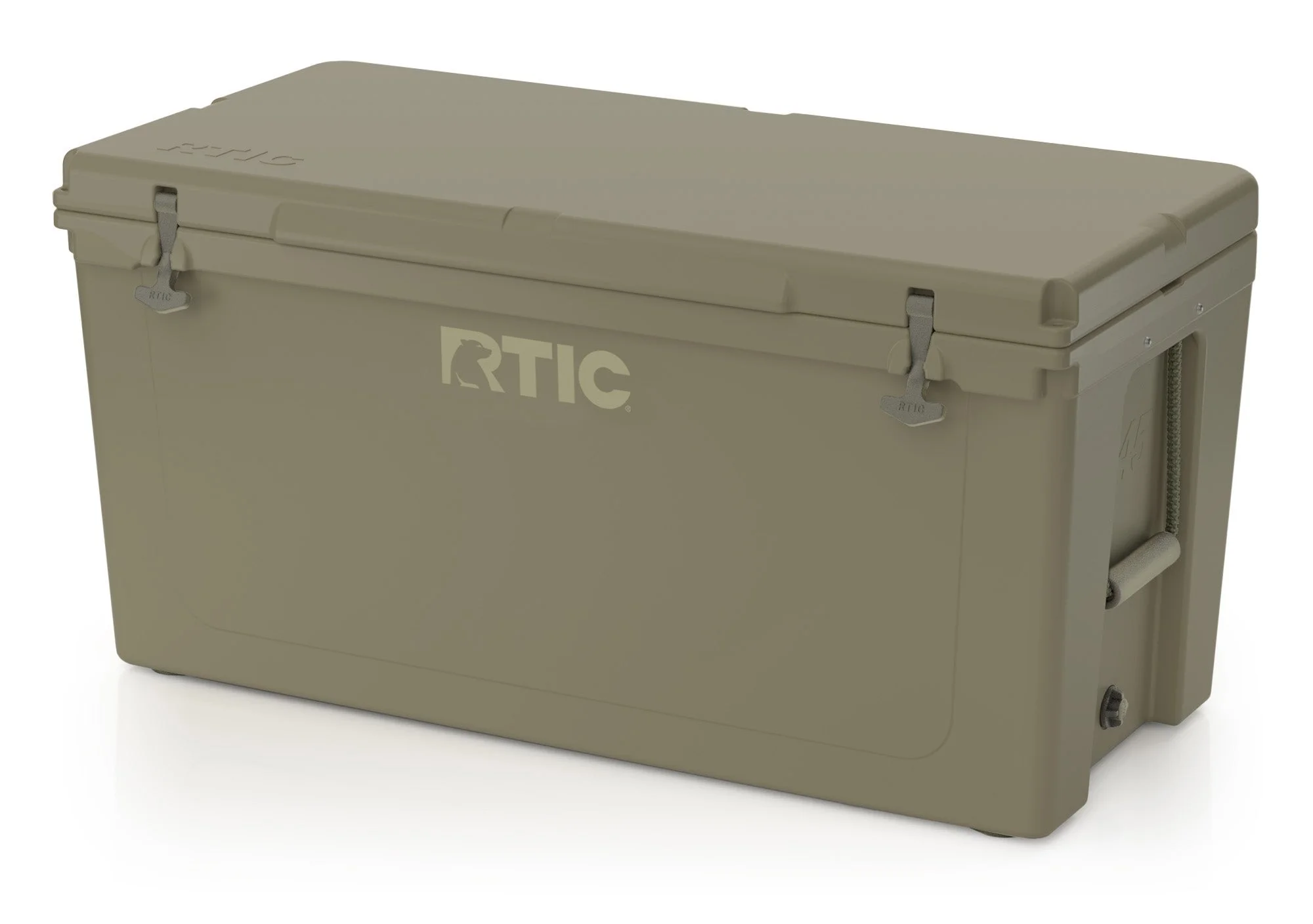 RTIC 145 QT Ultra-Tough Rotomolded Hard-Sided Ice Chest Cooler, White, Fits 195 Cans