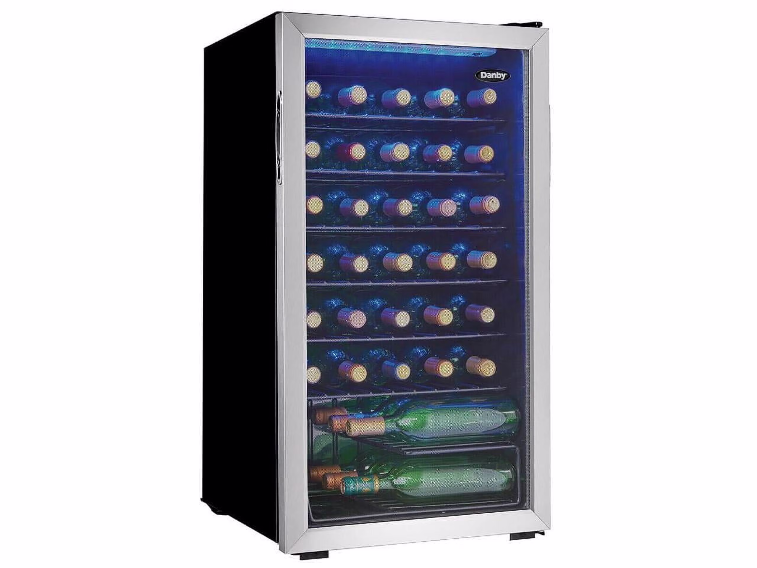 Danby 36 Bottle Free-Standing Wine Cooler in Stainless Steel (DWC036A1BSSDB-6)