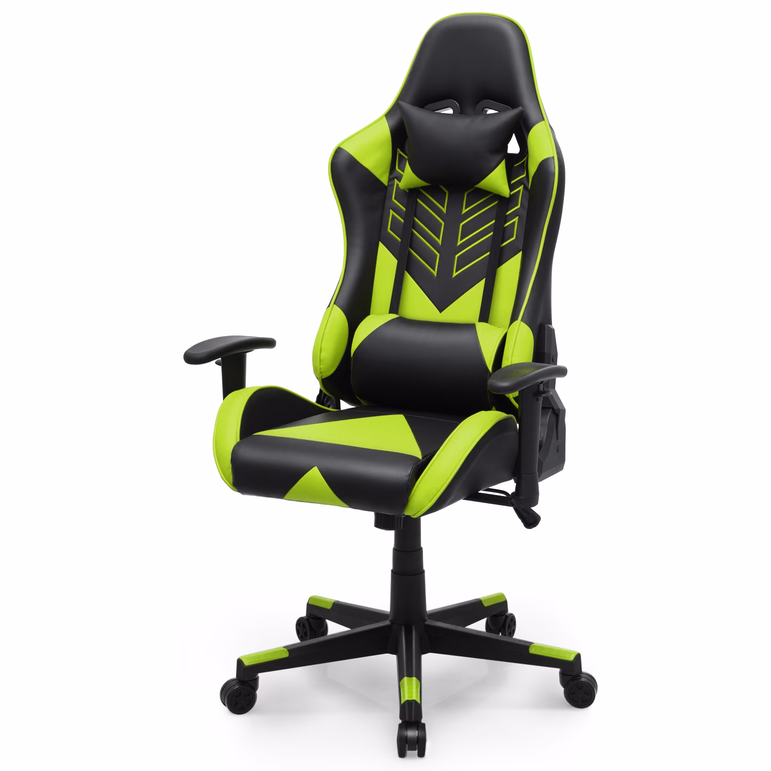 Magshion Ergonomic Gaming Chair, Comfortable Gaming Chair, Computer Chair Leather Desk Chair Adjustable Swivel Gaming Office Chair, Blue