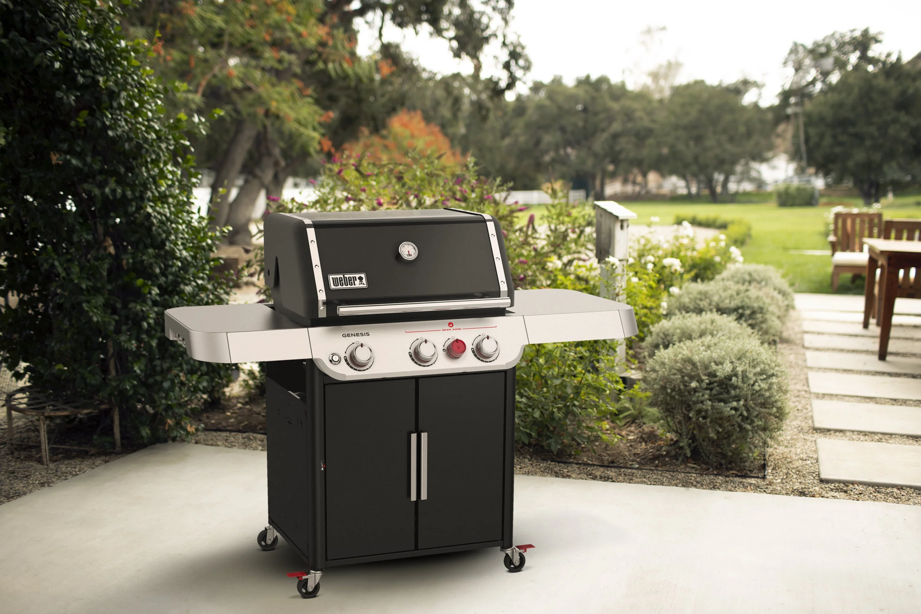 Weber Genesis E-325s 3-Burner Propane Gas Grill in Black
