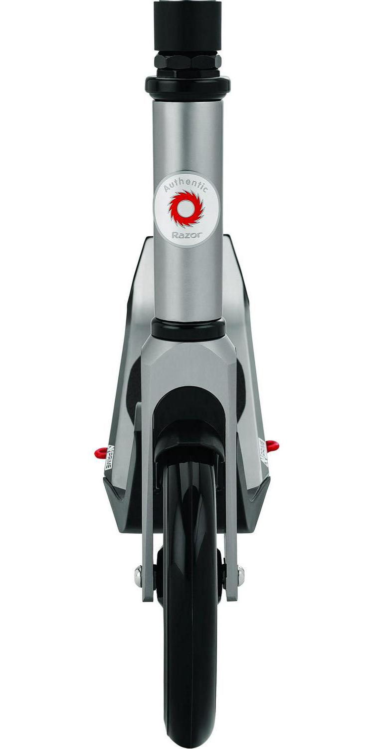 Razor A5 Prime Folding Kick Scooter - Gray. 8″ Wheels. Anodized Aluminum. for Adults up to 220 lb