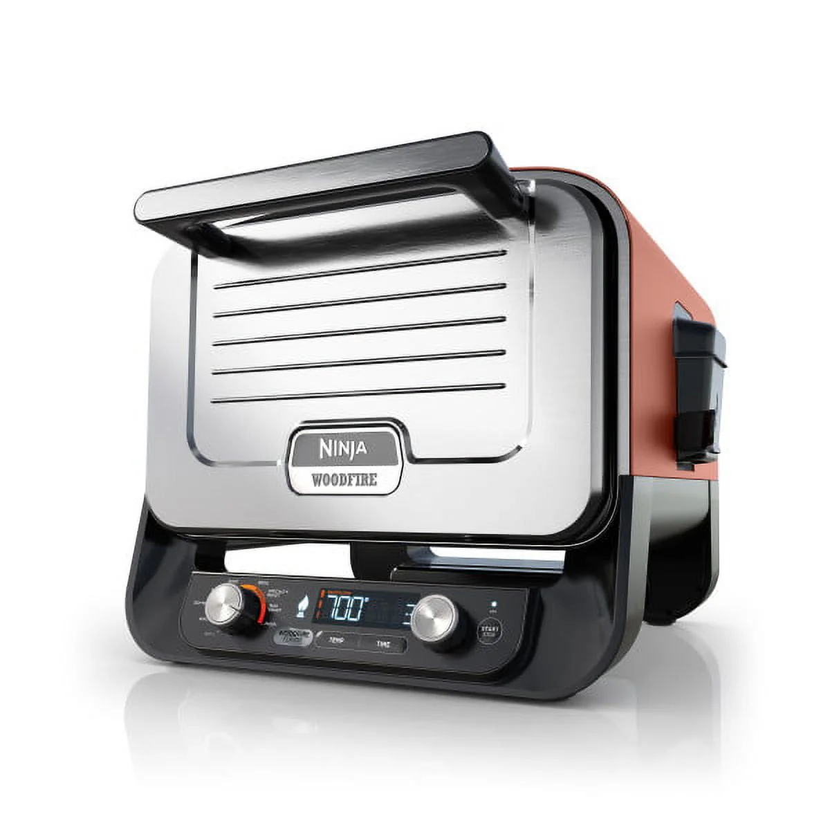 Ninja Woodfire�?8-in-1 Outdoor Oven, 700°F High-Heat Roaster, Artisan Pizza Oven, Foolproof BBQ Smoker with Ninja Woodfire�?Technology, Electric, OO101