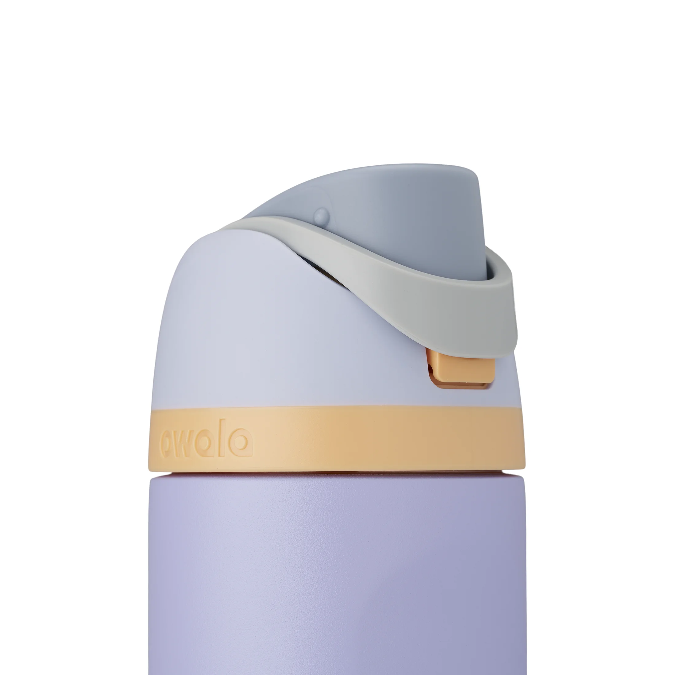 (4 pack) Owala FreeSip Stainless Steel Water Bottle, 24oz, Cloud 9 Light Purple