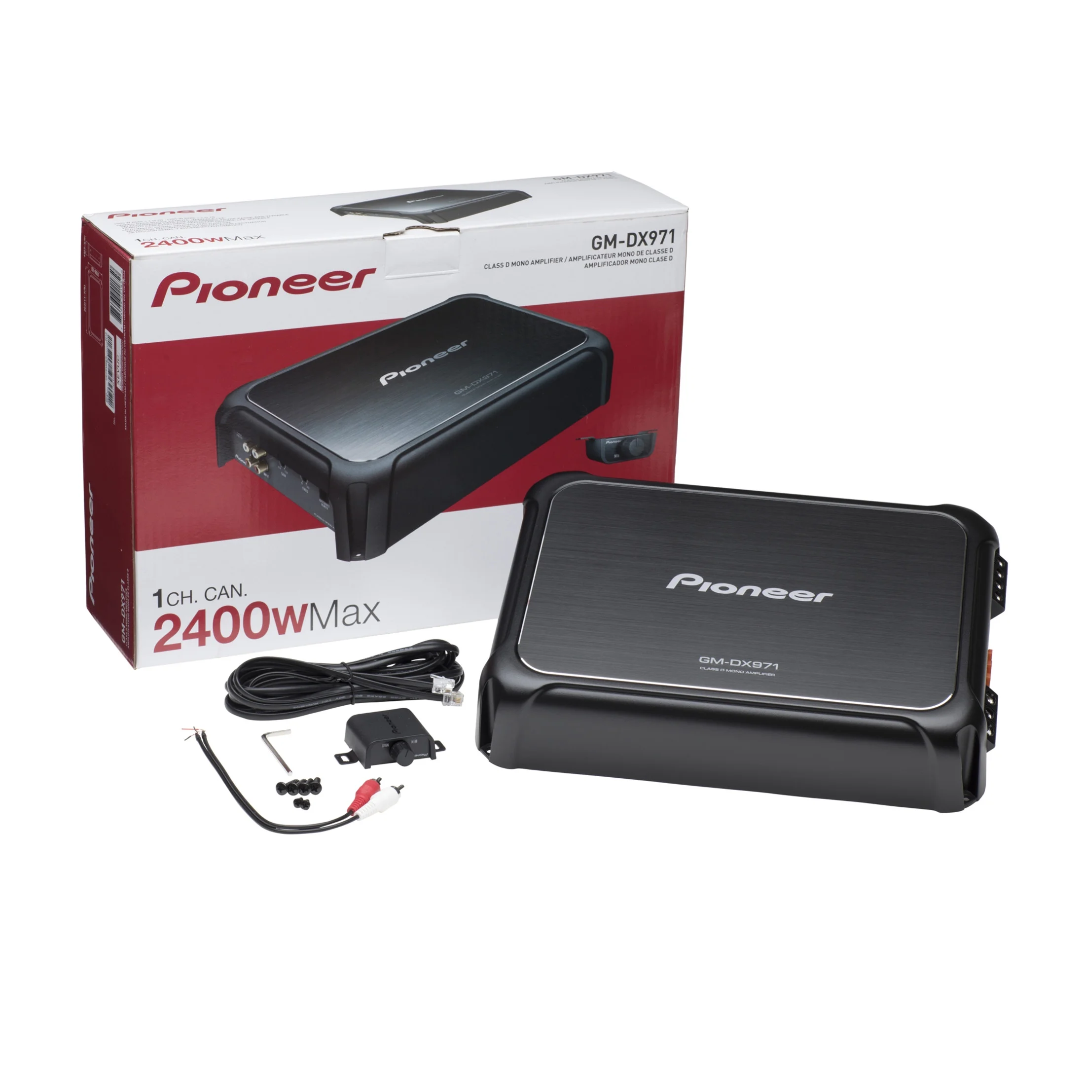 Pioneer GM-DX971 1-Channel �C Class D, 2400 W Max Power �C Digital Amplifier