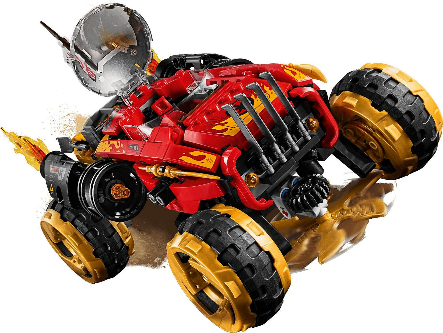 LEGO Ninjago Katana 4×4 70675 Ninja Toy Truck Building Kit (450 Pieces)