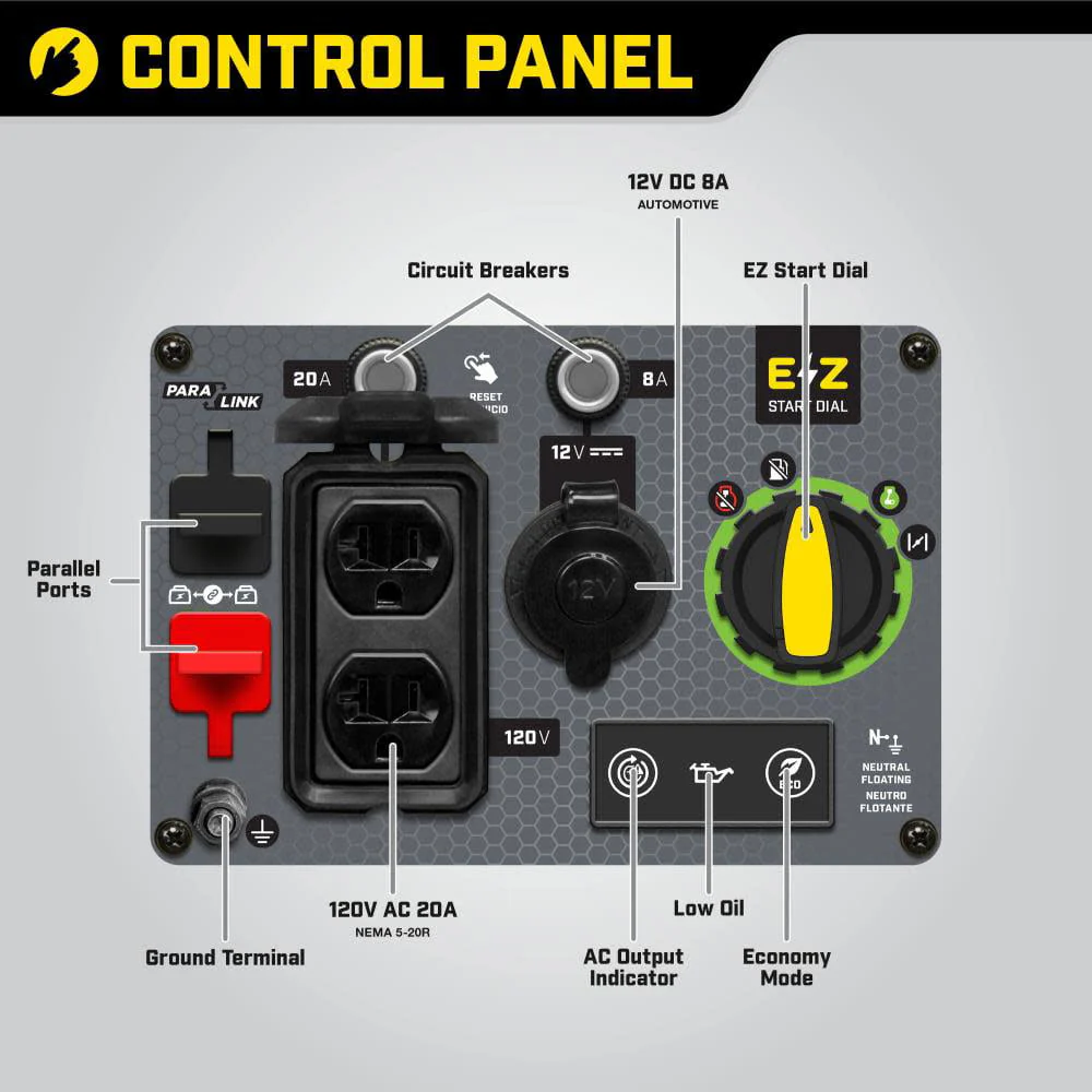Champion Power Equipment 2500-Watt Ultralight Portable Inverter Generator