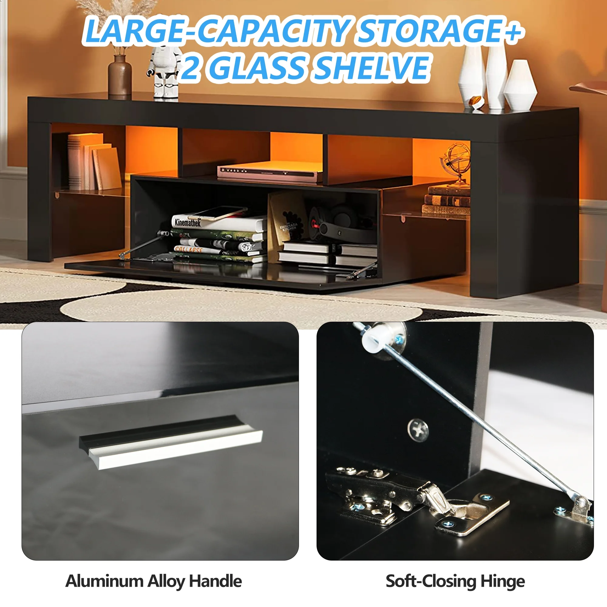 UHOMEPRO TV Stand for TV up to 70