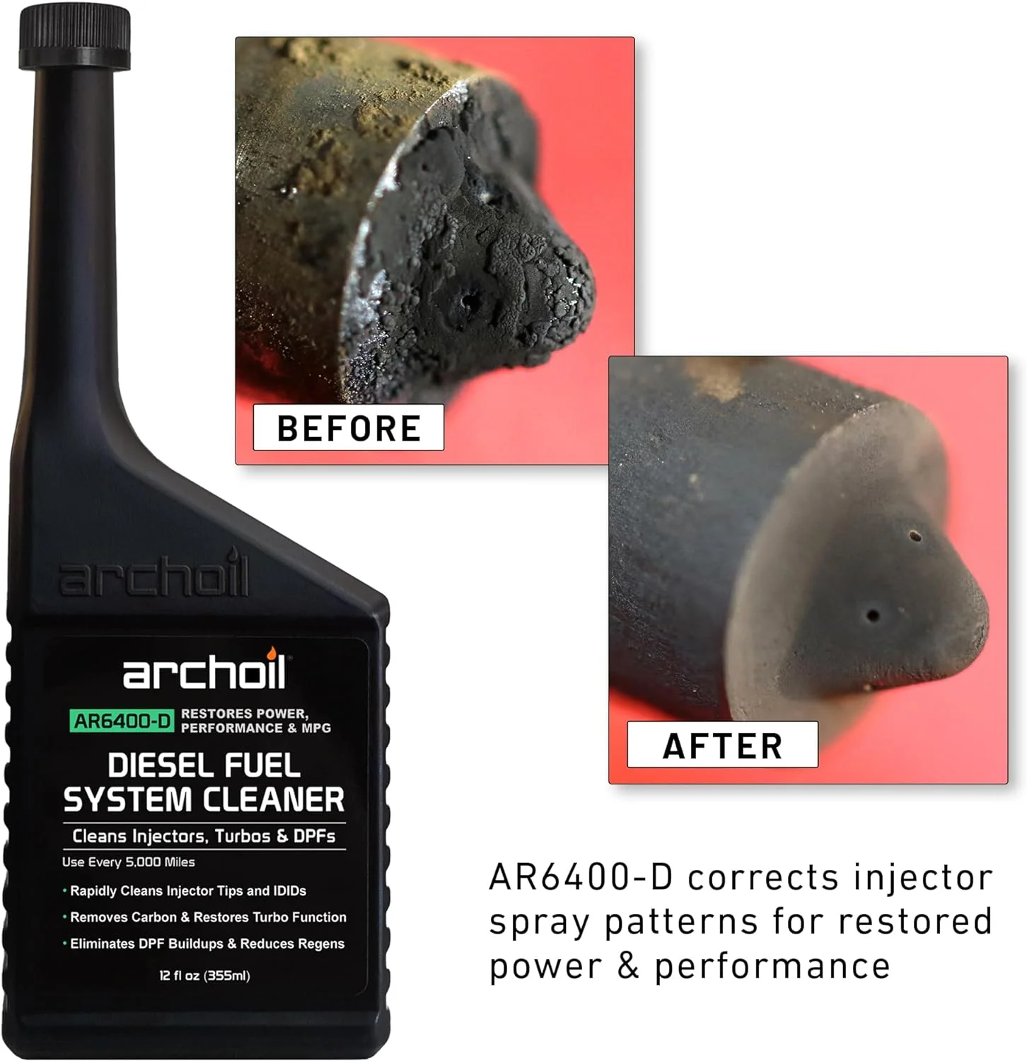 Archoil Ultimate Diesel Kit - AR9100 Friction Modifier (16oz) + AR6500 Diesel Treatment (40oz) + AR6400-D Diesel Fuel System Cleaner (12oz)