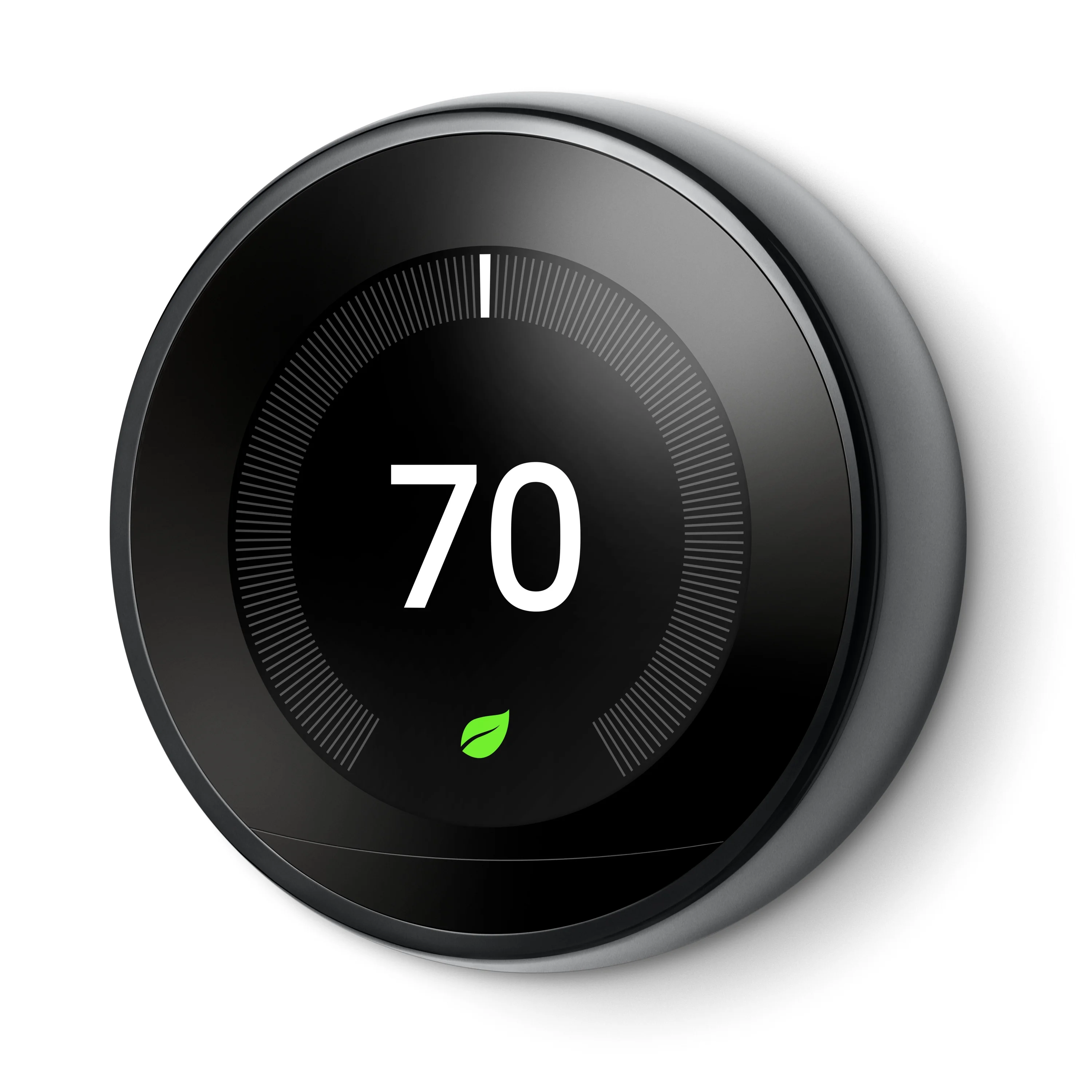 Nest Smart Learning Thermostat - 3rd Generation - Stainless Steel