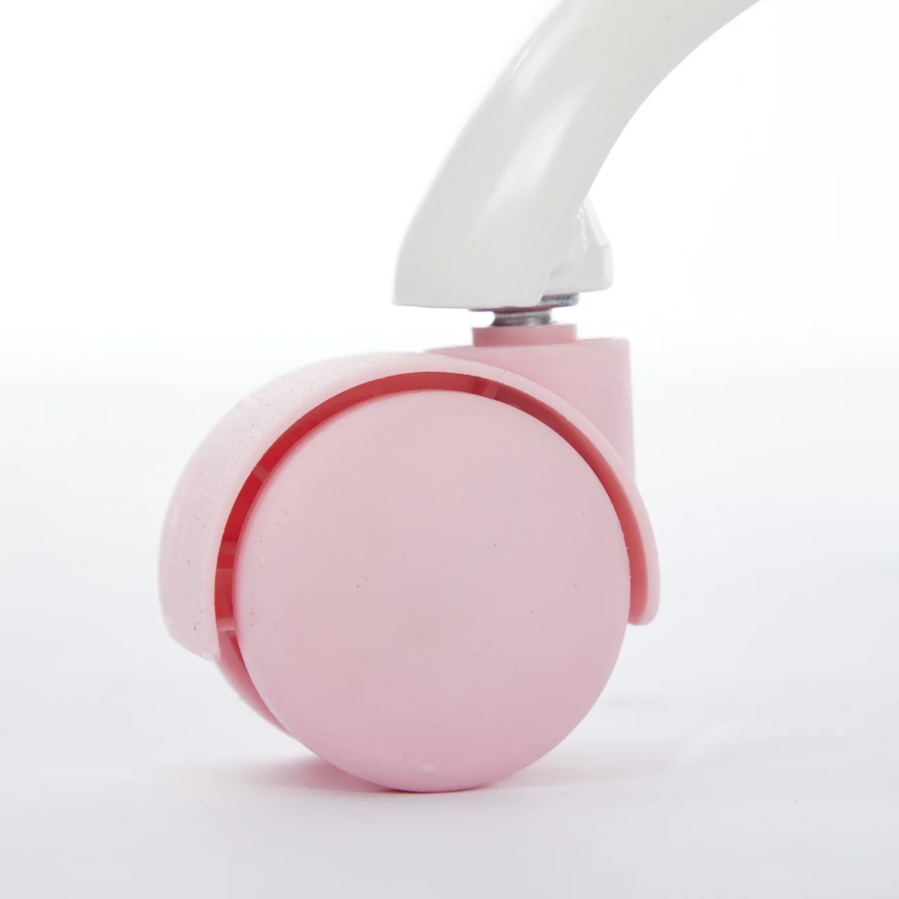 Furniture Office Chair,  Artificial Rabbit Hair Makeup Vanity Chair Chair, 360 Comfy Swivel Armchair with Wheels, Modern Height Adjustable Cute Vanity Chair for Living Room Small Spaces Pink