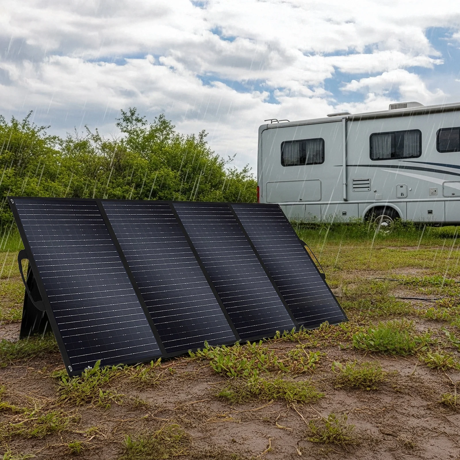 Solarplay 2400W(4800W Peak) Solar Generator, with 400W Solar Panel,2160Wh Portable LiFePO4 Battery Power Station for Camping Home Backup RV