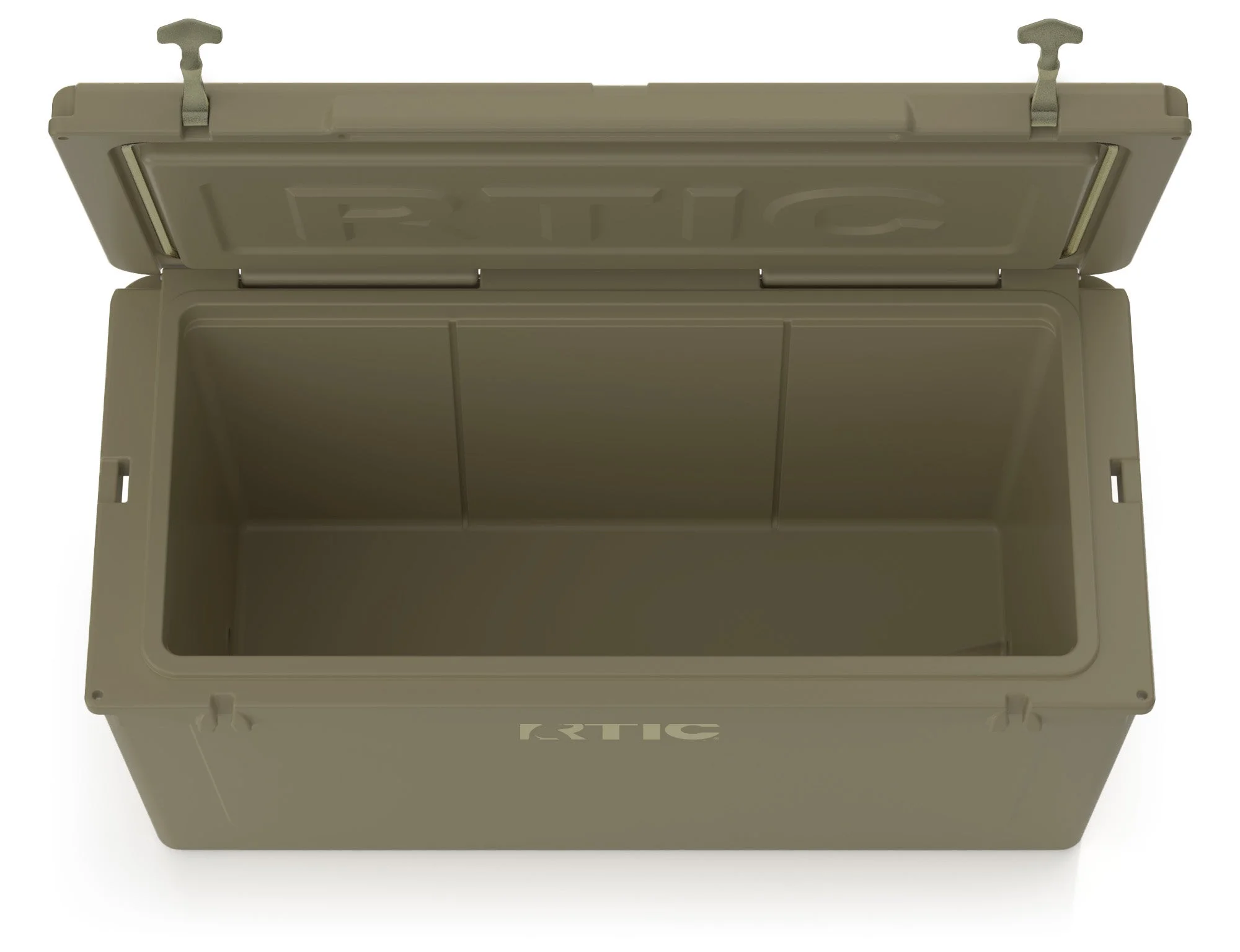 RTIC 145 QT Ultra-Tough Rotomolded Hard-Sided Ice Chest Cooler, White, Fits 195 Cans