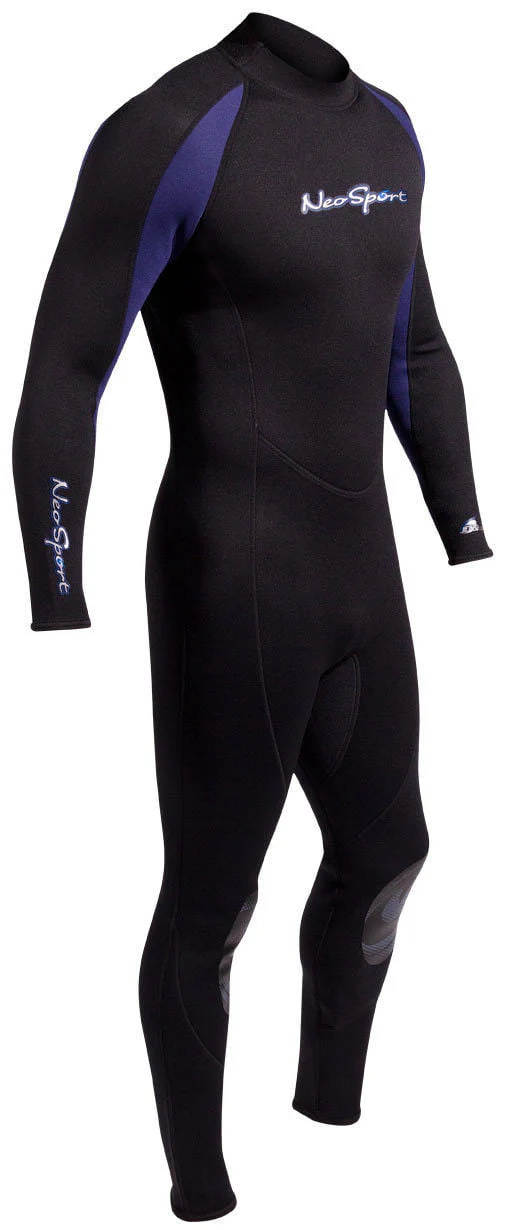 NeoSport Men's 5mm Full Wetsuit Premium Neoprene Black/Blue