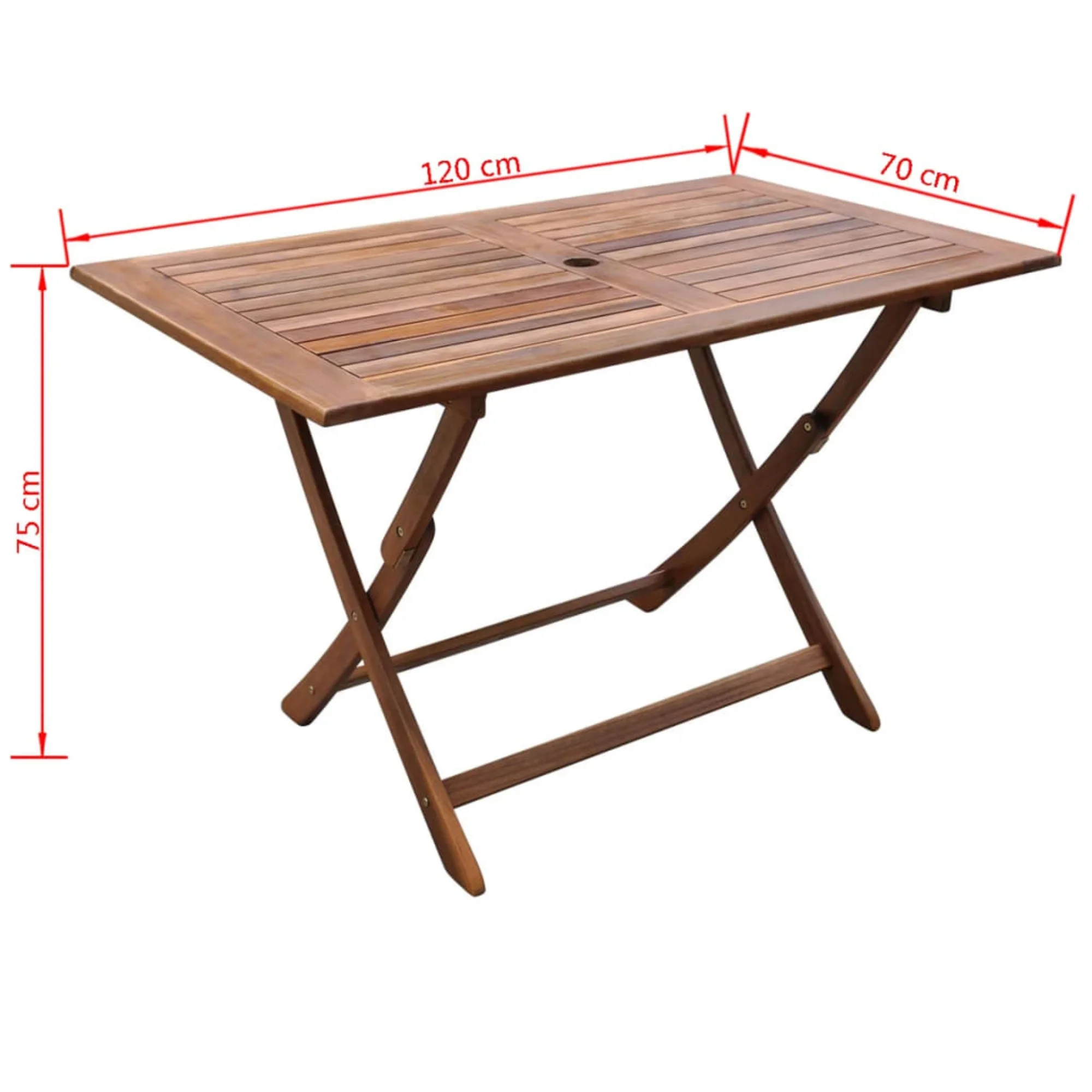 vidaXL Patio Table 78.7