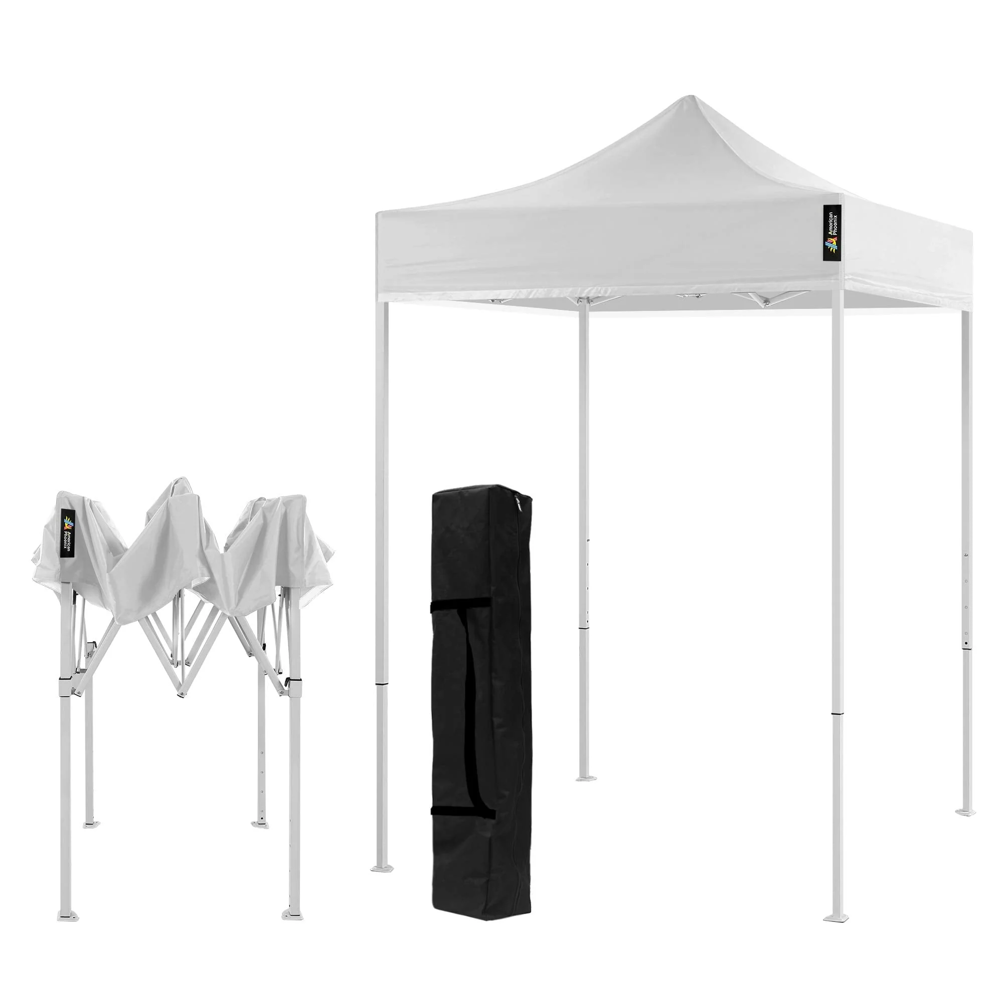 American Phoenix 5x5 ft White Pop up Canopy Tents Portable Outdoor Sun Shelter