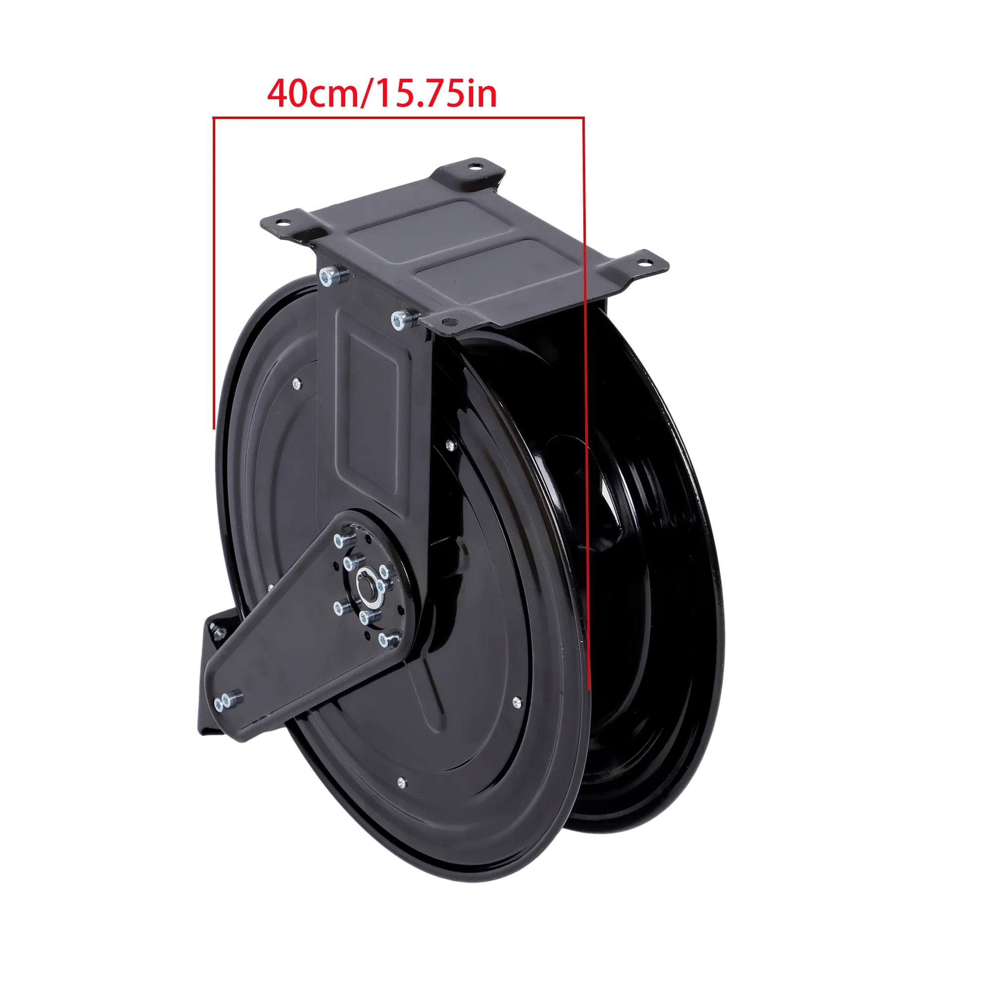 hostic Double Arm 3/8 in x 50 ft Retractable Pressure Washer Reel Auto Rewind 4000 PSI