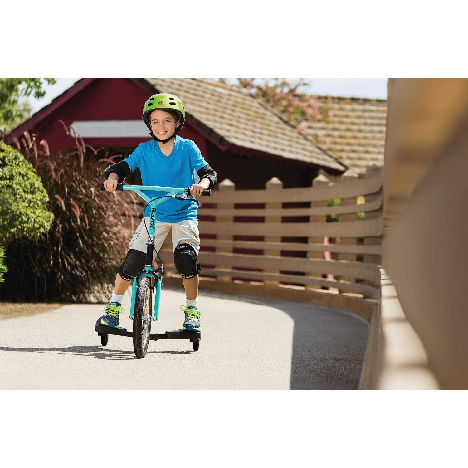 Razor Teal 3-Wheel Drifting Delta Wing Scooter- Ages 6+