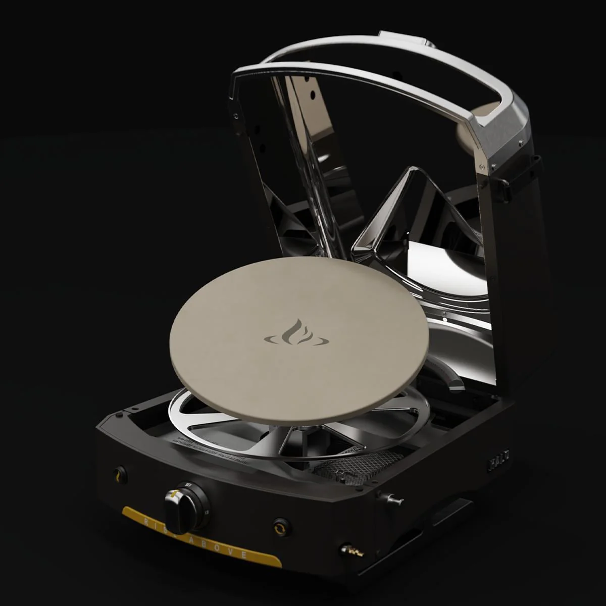 Halo Versa 16 LP Gas Portable Outdoor Pizza Oven w/ Rotating Cooking Stone