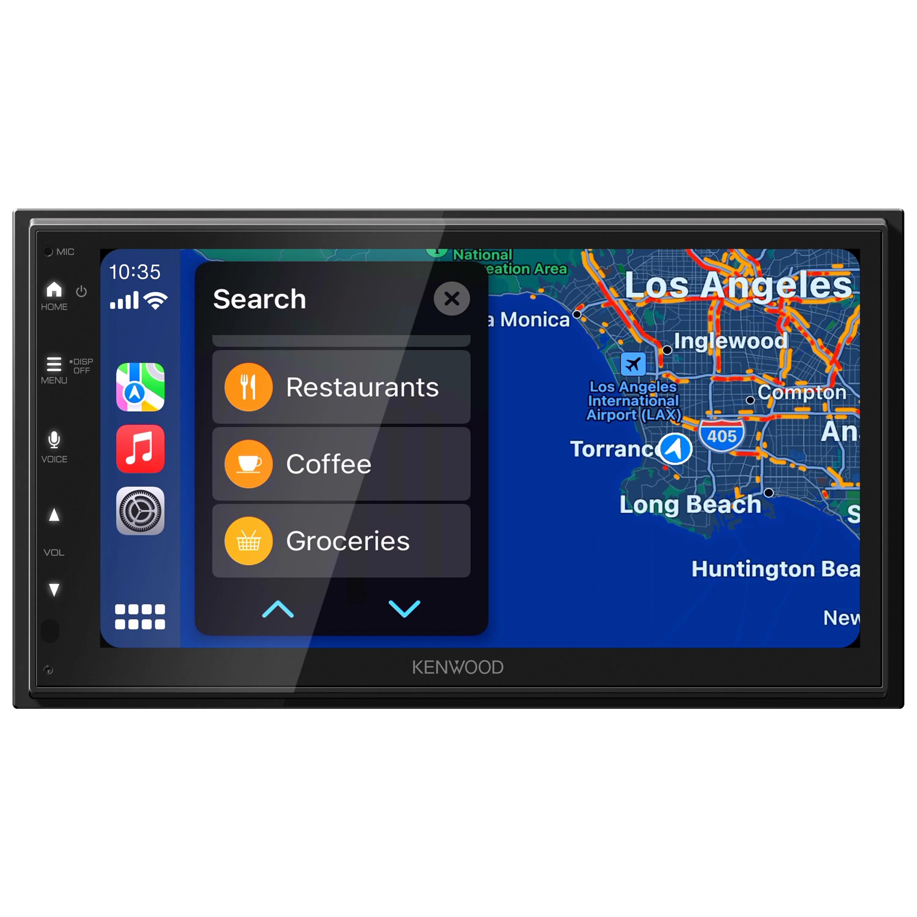 KENWOOD DMX500S AV Car Stereo with Wireless CarPlay/Android Auto, 6.8