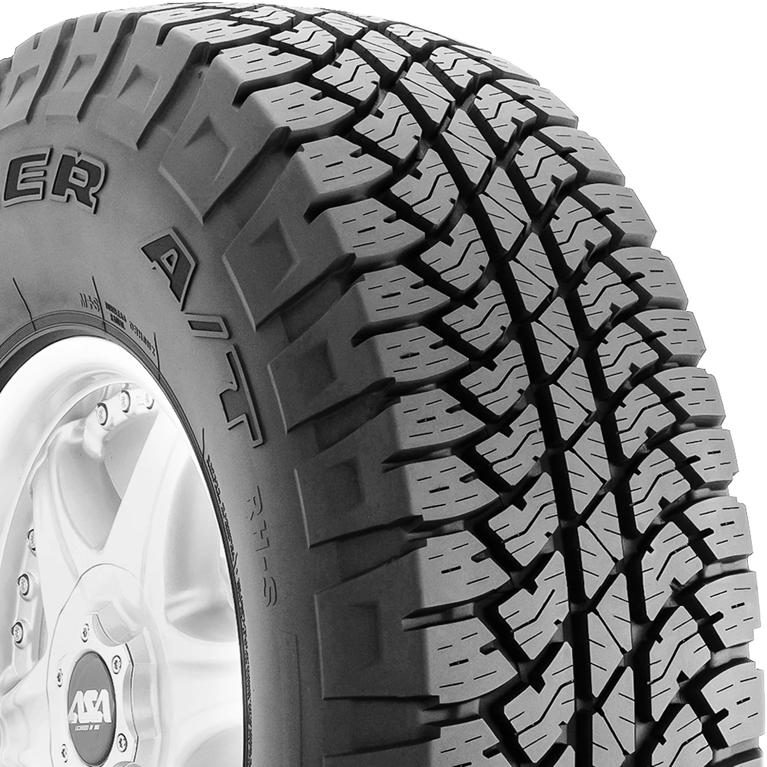 Set of 4 (FOUR) Bridgestone Dueler A/T RH-S 265/70R17 115S AT All Terrain Tires Fits: 2014-18 Chevrolet Silverado 1500 WT, 2010-21 GMC Sierra 1500 SLE
