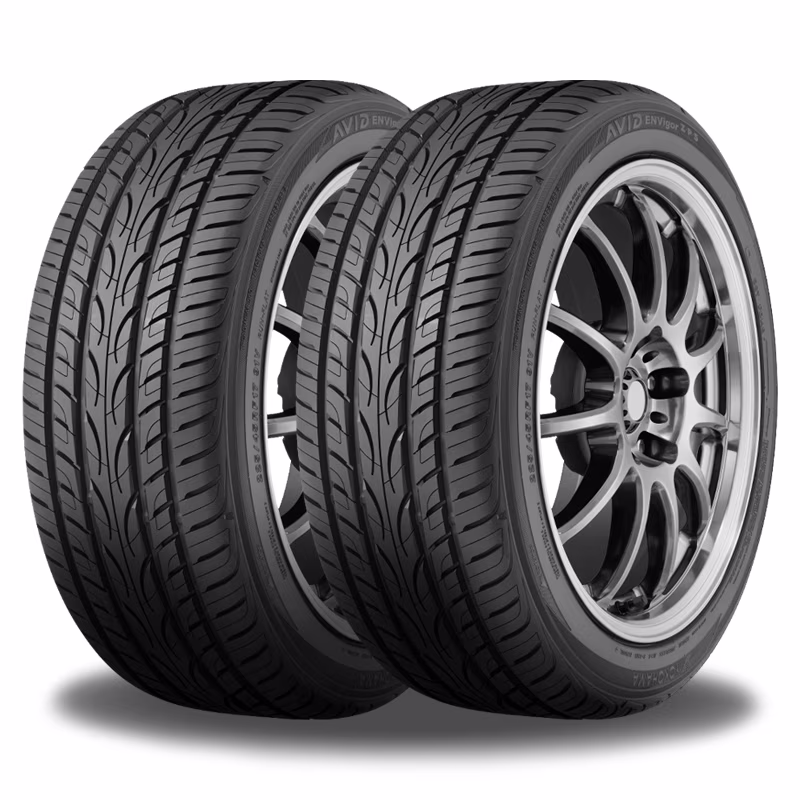 4 Yokohama Avid Envigor ZPS 225/55R17 97V Tires 110132197 / 225/55/17 / 2255517