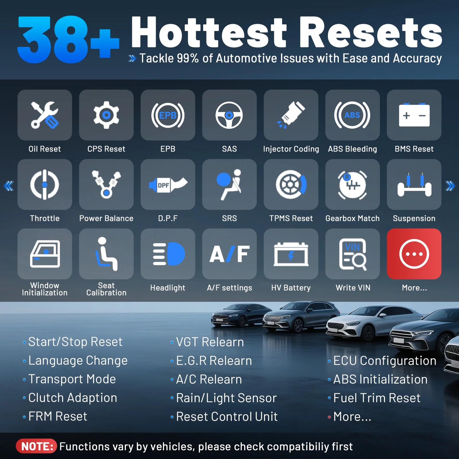 XTOOL X100 Pad 3 Automotive OBD2 Scanner with Bidirectional Control Full System Diagnostic Scan Tool Key Fob Programmer, 38 Services