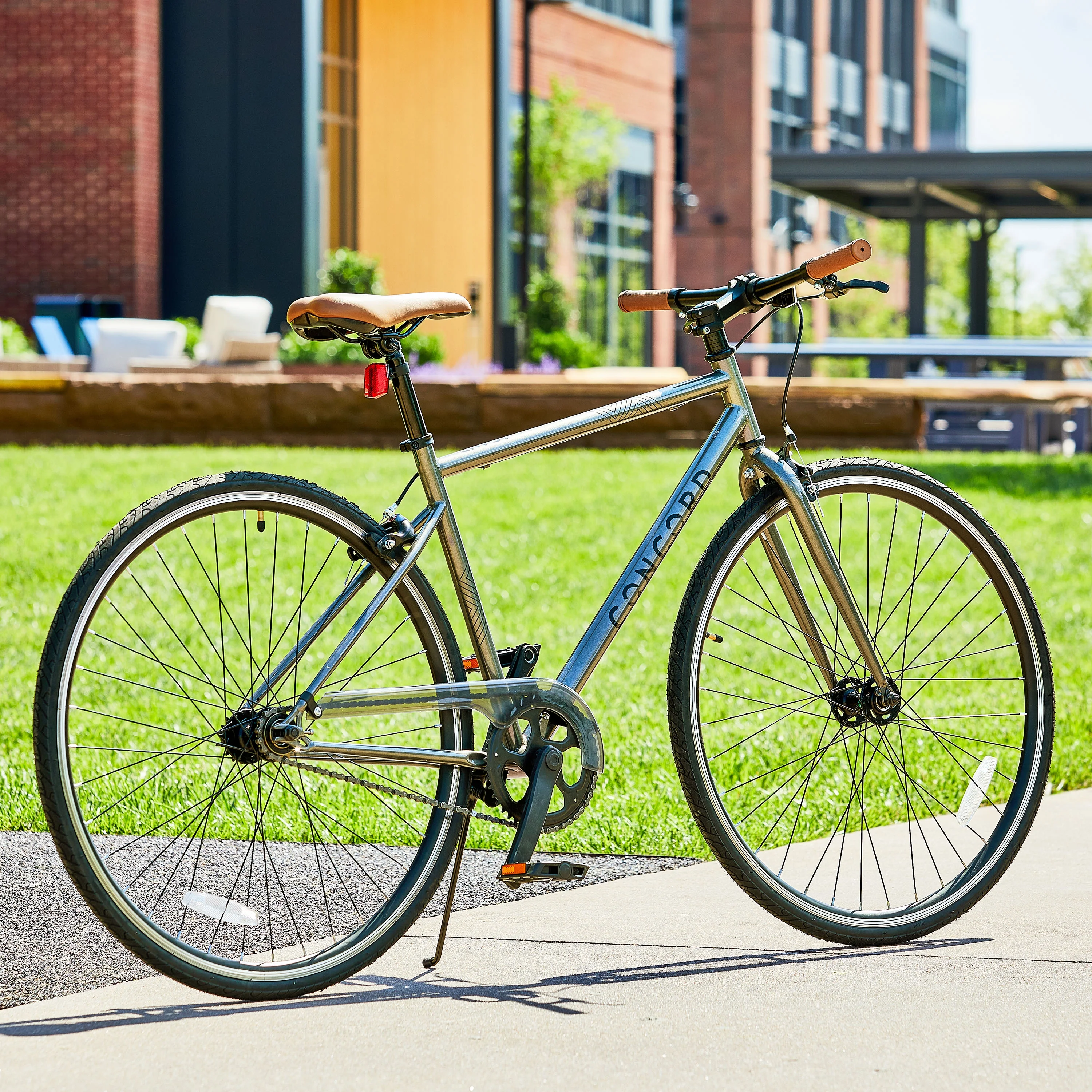 Concord Envoy City Road Bike, 700C Wheels, Grey, Fits Rider 5'4